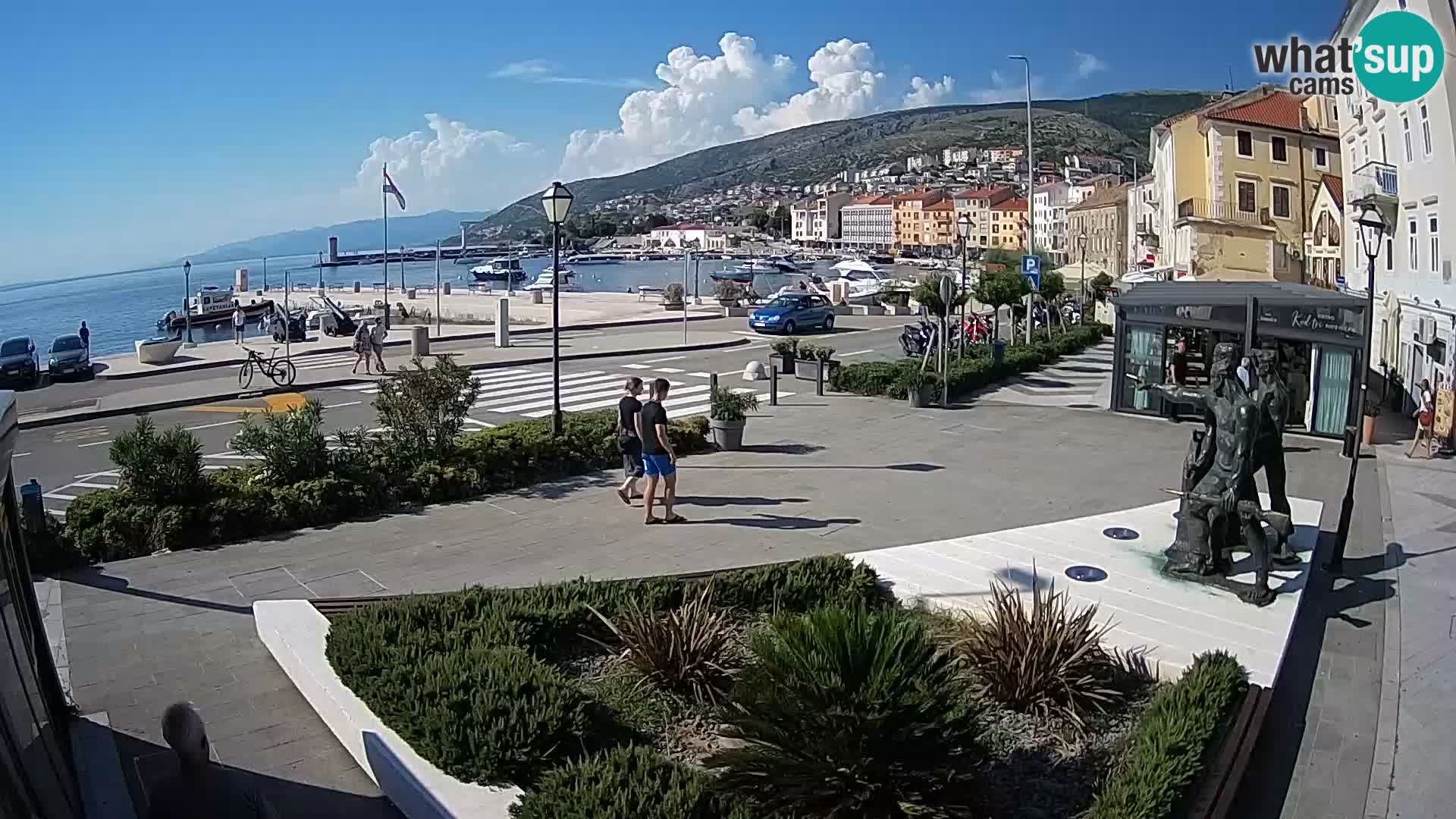 Spletna kamera v živo Senj riva – Hrvaška