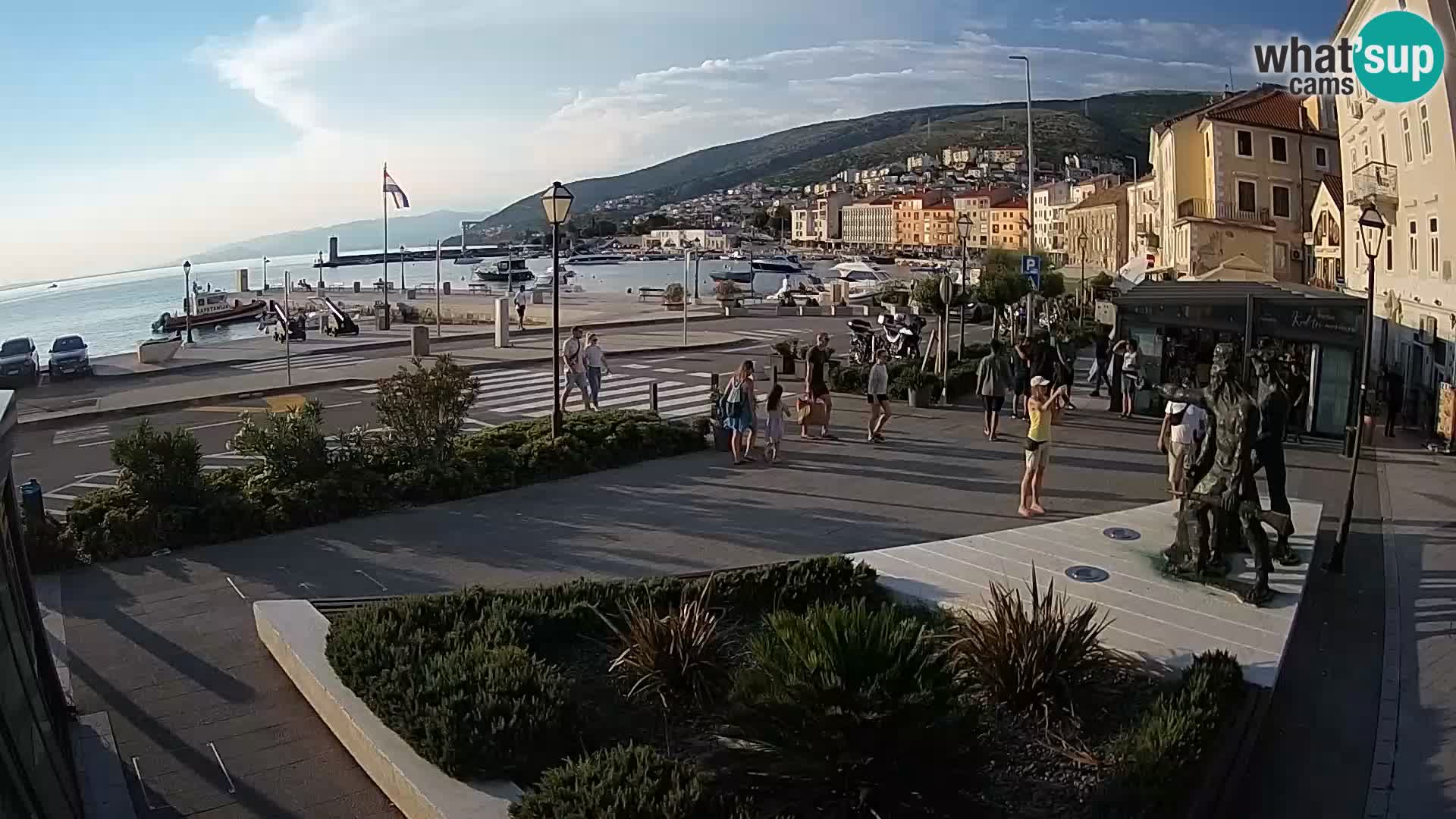 Spletna kamera v živo Senj riva – Hrvaška