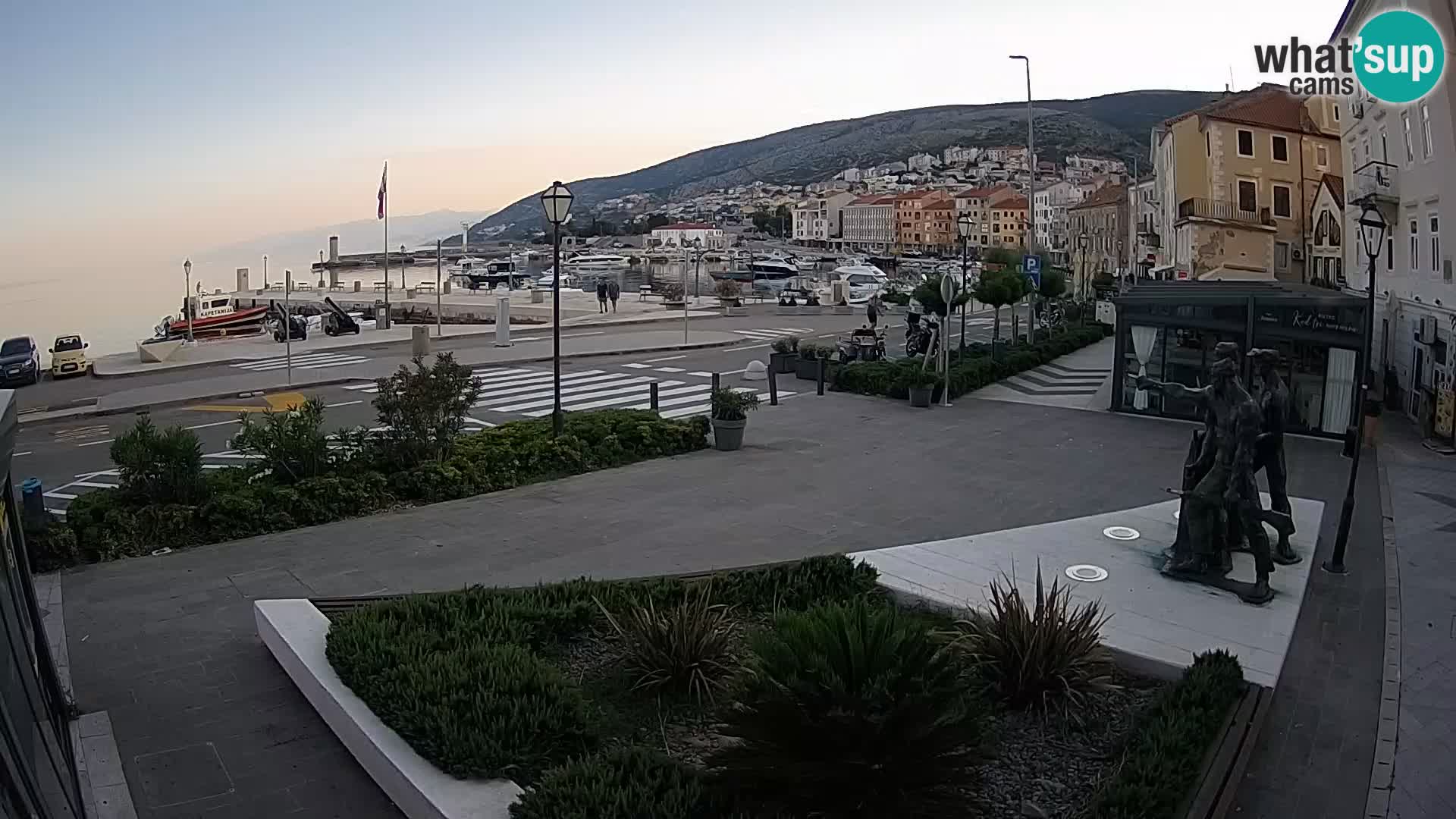 Live webcam Senj riva – seafront – Croatia