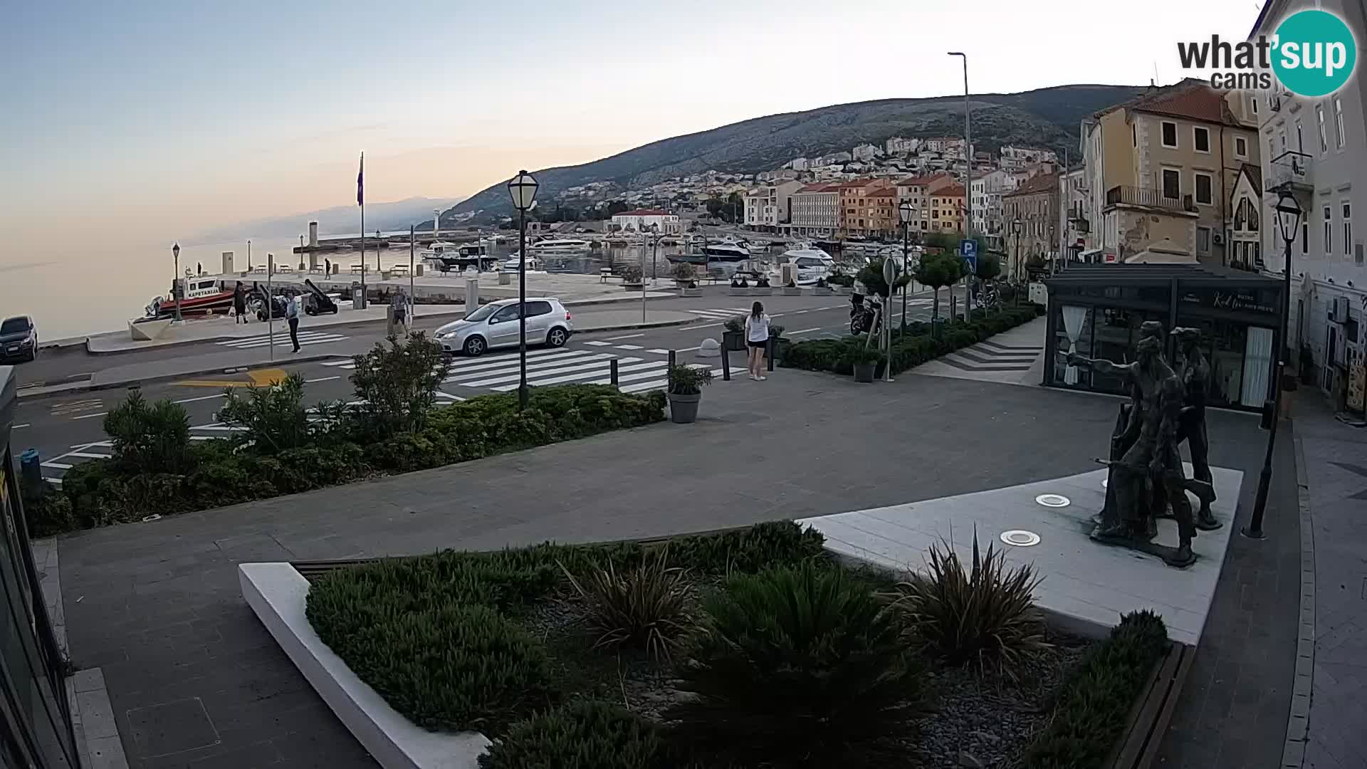 Live webcam Senj riva – seafront – Croatia
