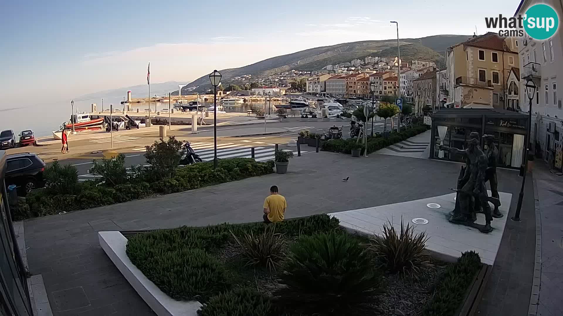 Live webcam Senj riva – seafront – Croatia