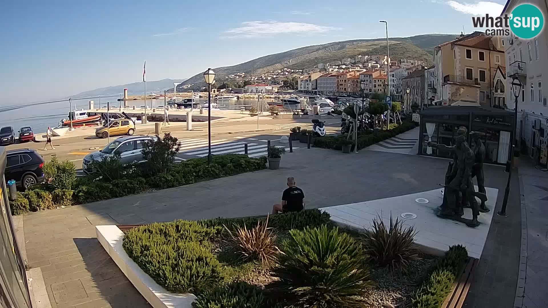 Live webcam Senj riva – seafront – Croatia