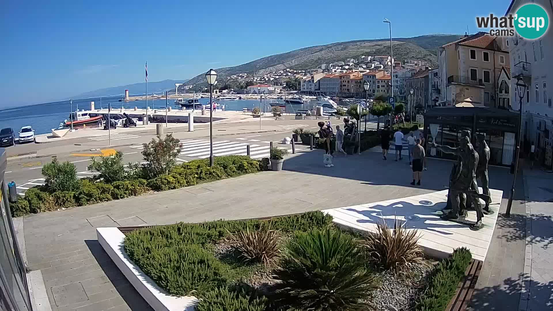 Live webcam Senj riva – seafront – Croatia