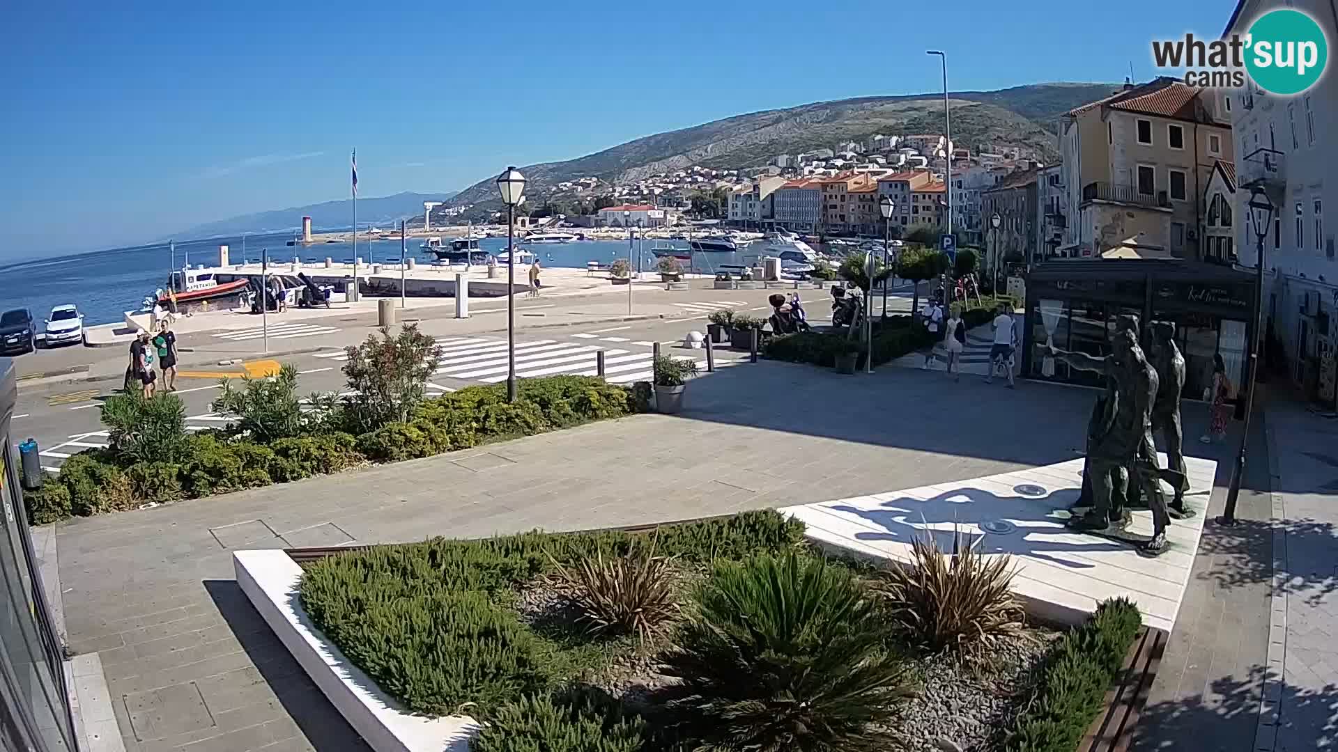 Spletna kamera v živo Senj riva – Hrvaška