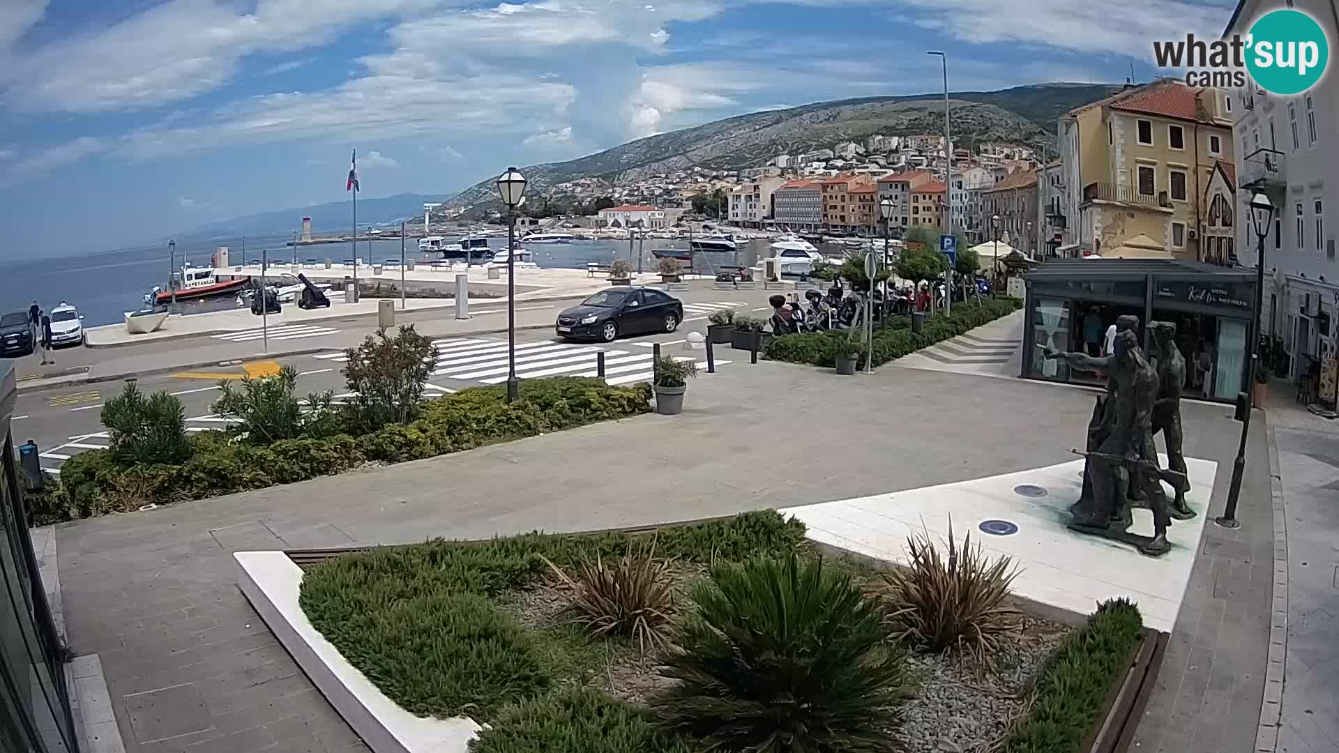 Spletna kamera v živo Senj riva – Hrvaška