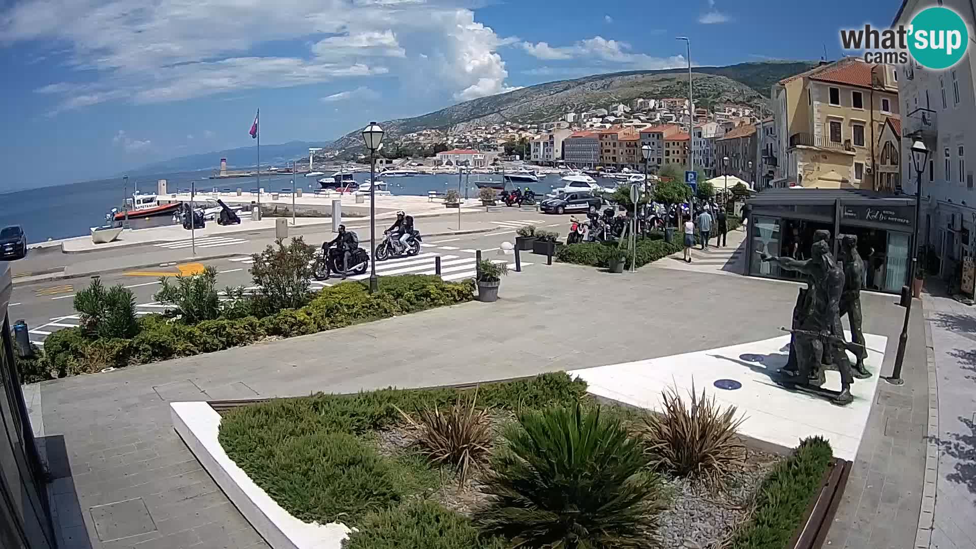 Live webcam Senj riva – seafront – Croatia