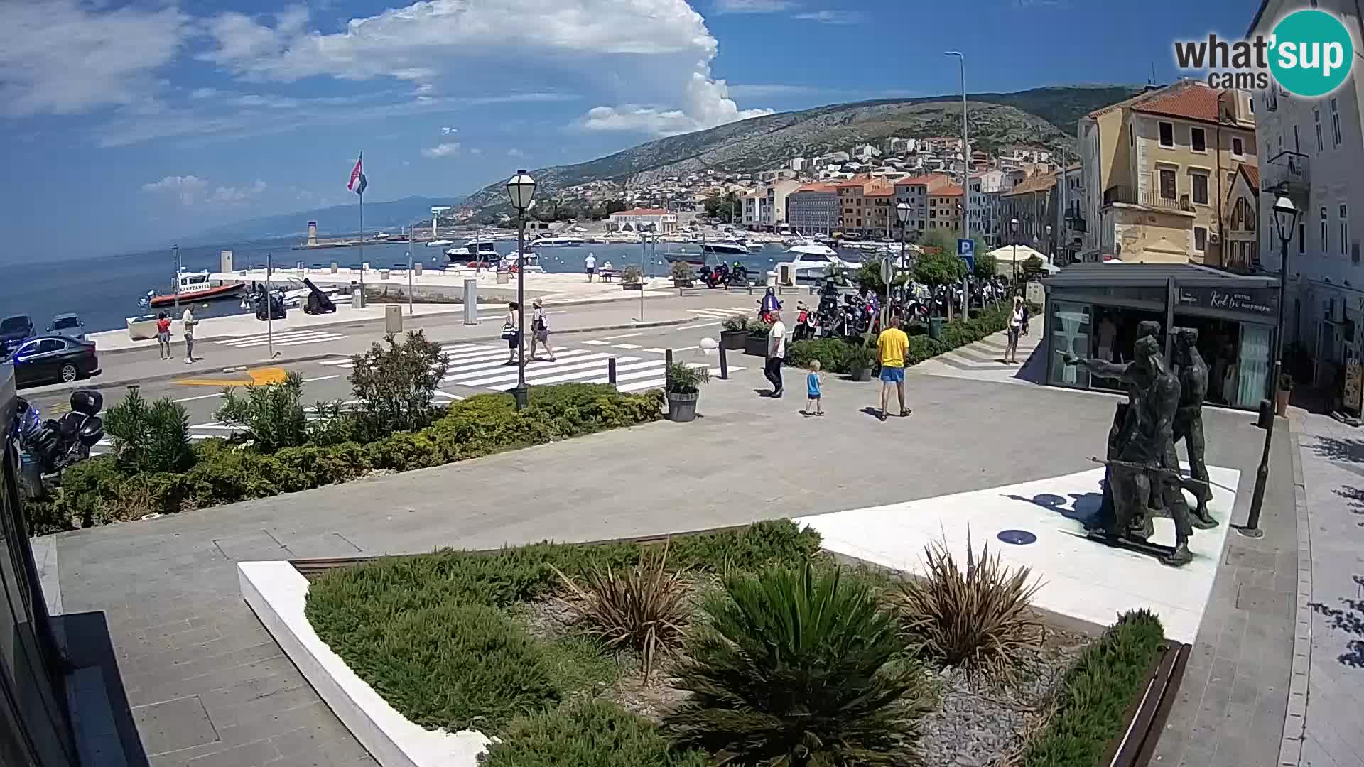 Spletna kamera v živo Senj riva – Hrvaška