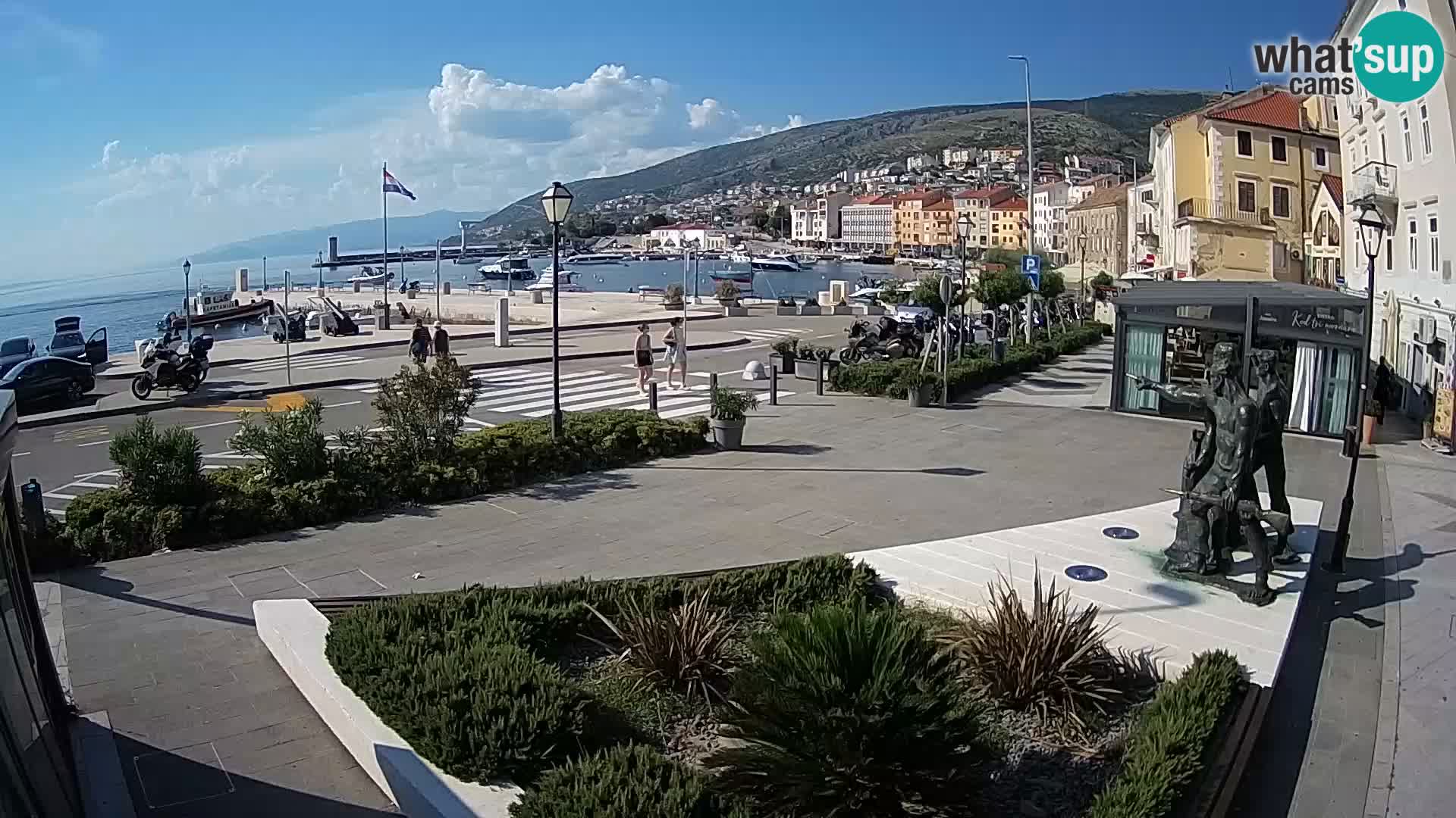 Live webcam Senj riva – fronte mare
