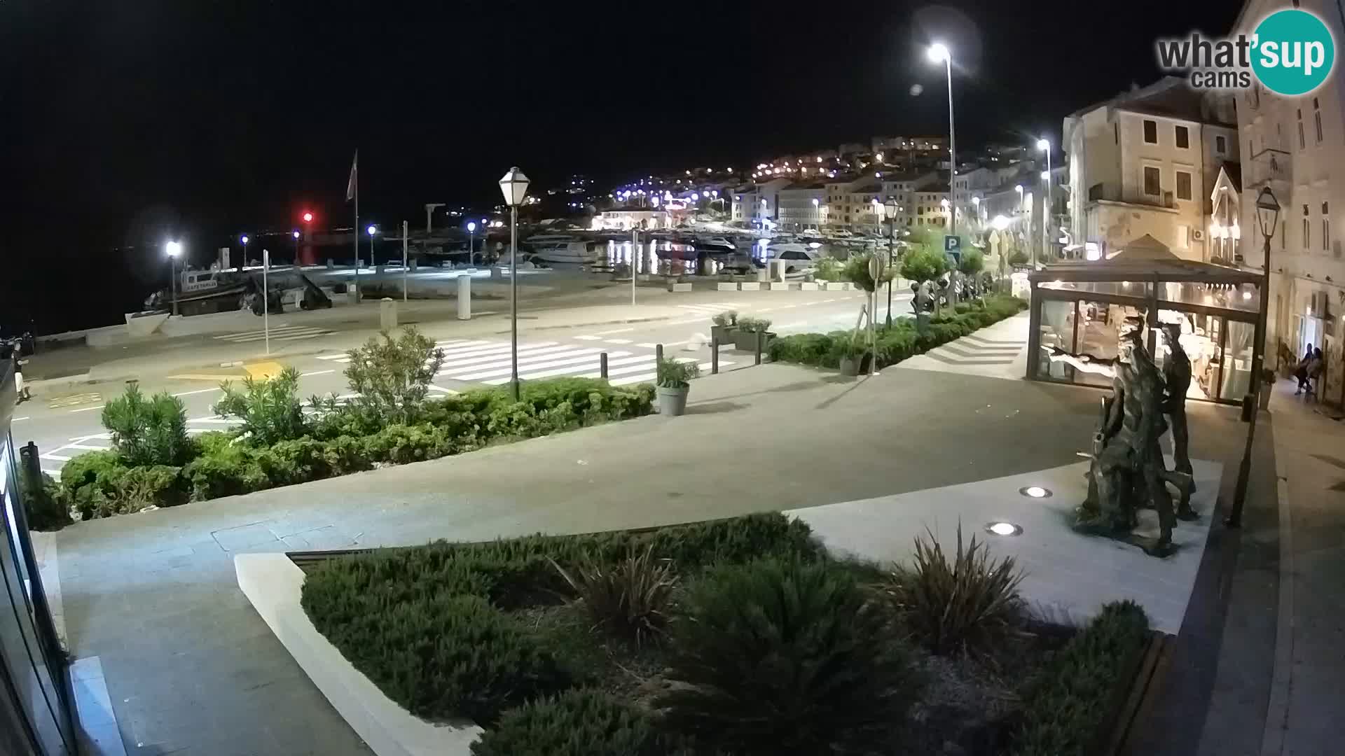 Live-Webcam Senj Riva – direkt am Meer – Kroatien