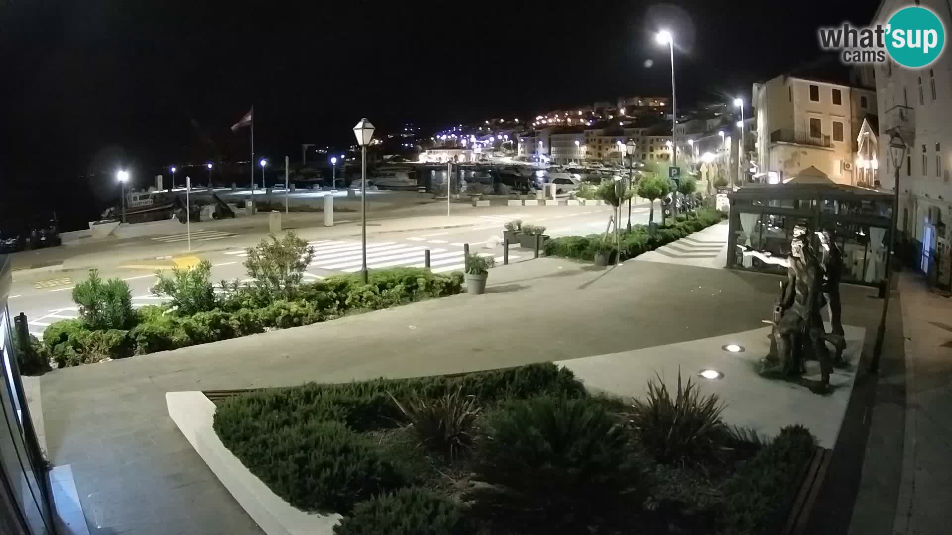 Live-Webcam Senj Riva – direkt am Meer – Kroatien