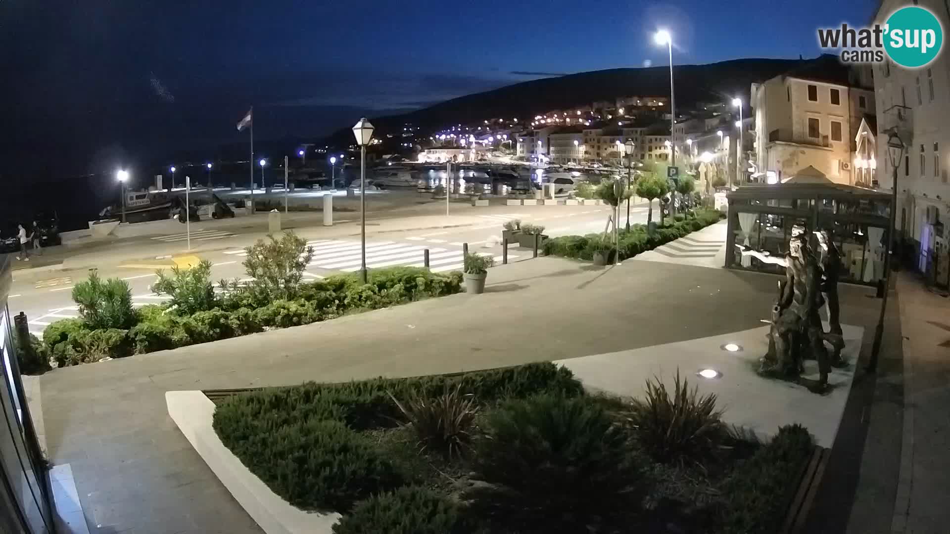 Webcam en vivo Senj riva – paseo marítimo