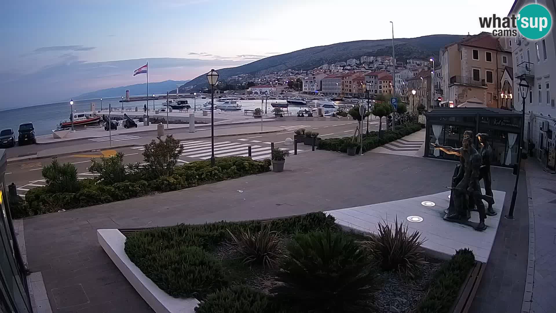 Live webcam Senj riva – seafront – Croatia