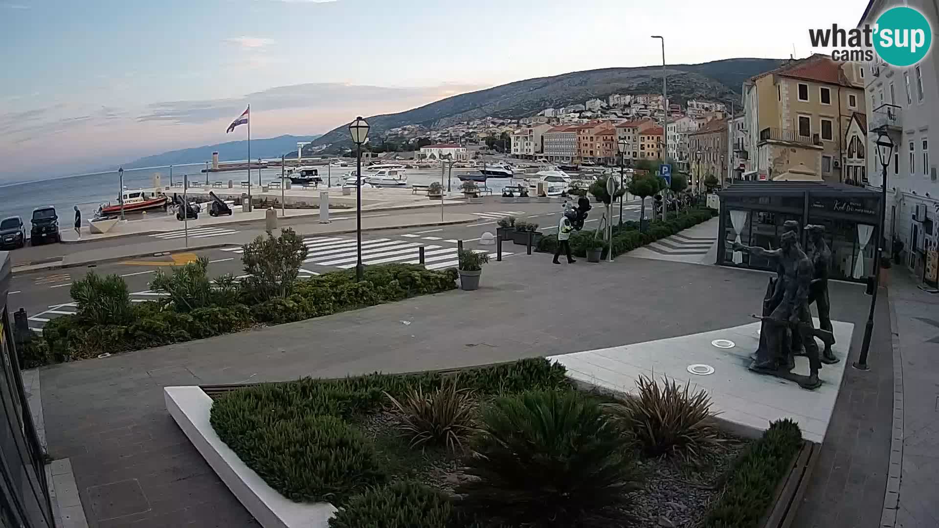 Live webcam Senj riva – fronte mare