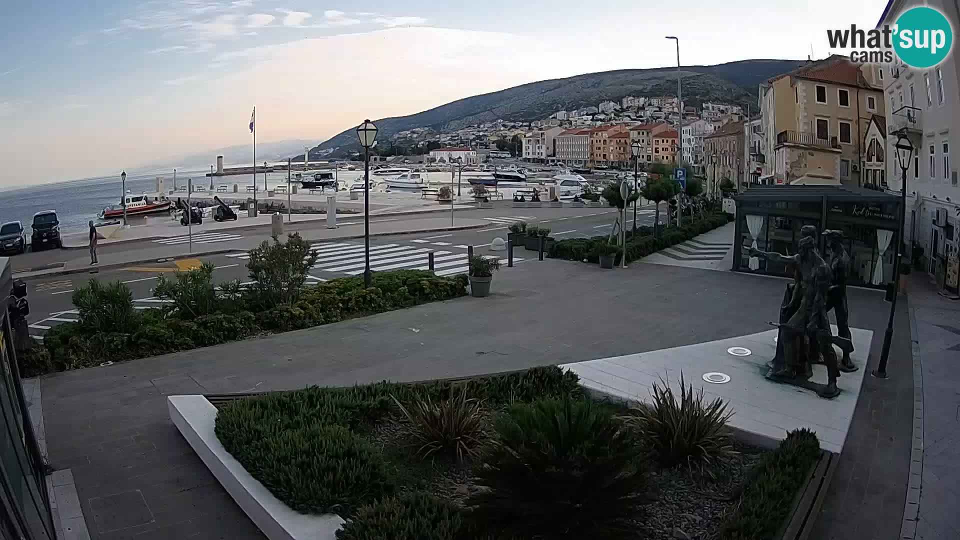 Live webcam Senj riva – seafront – Croatia