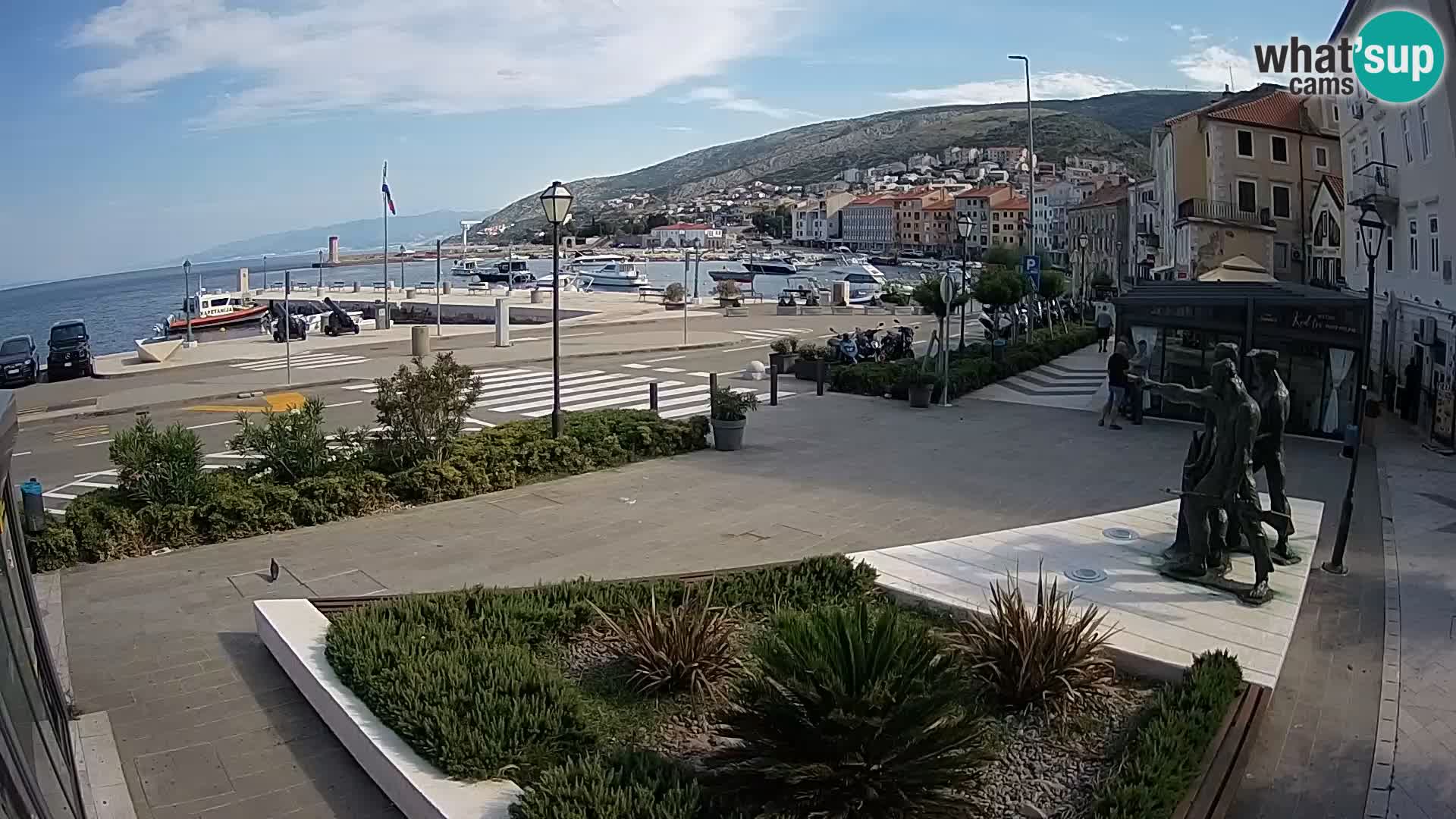 Live webcam Senj riva – seafront – Croatia