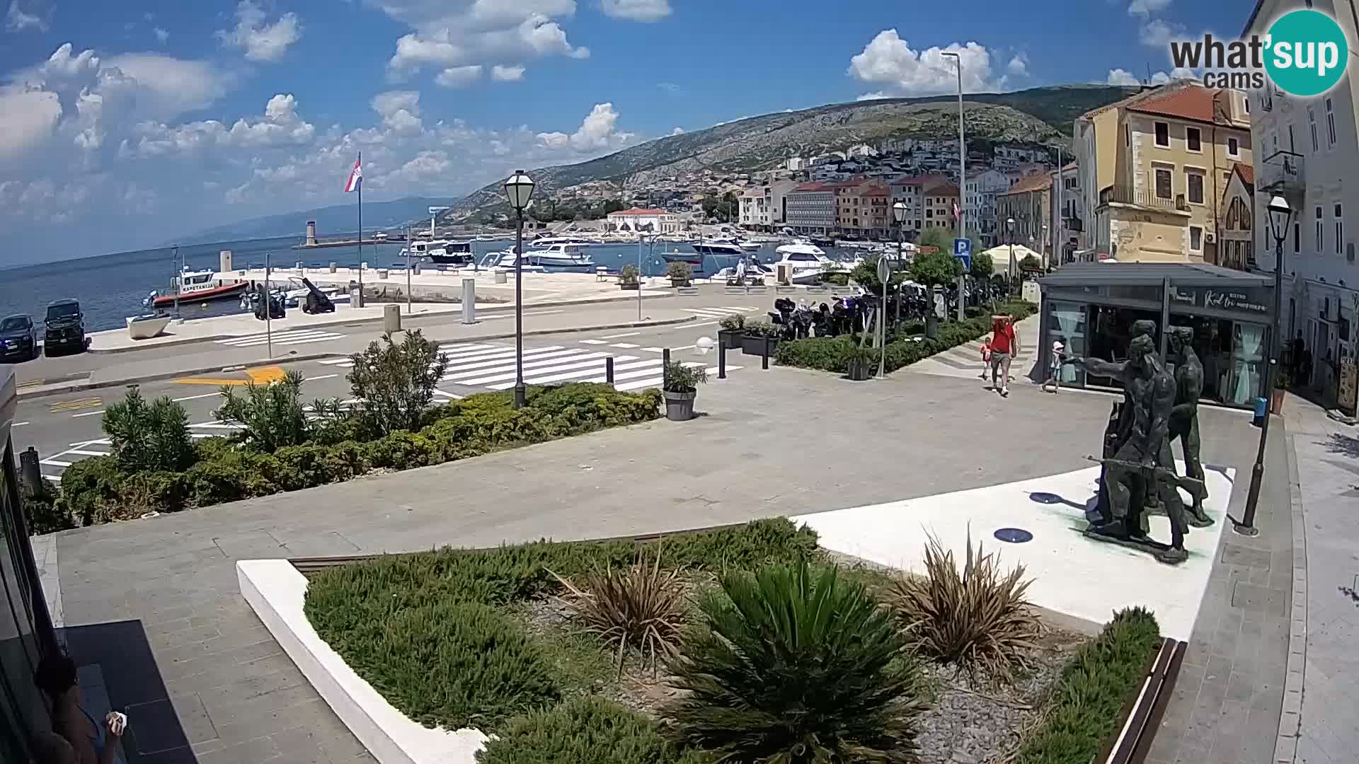 Spletna kamera v živo Senj riva – Hrvaška