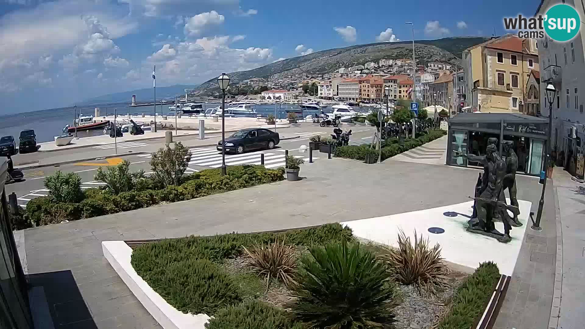 Spletna kamera v živo Senj riva – Hrvaška