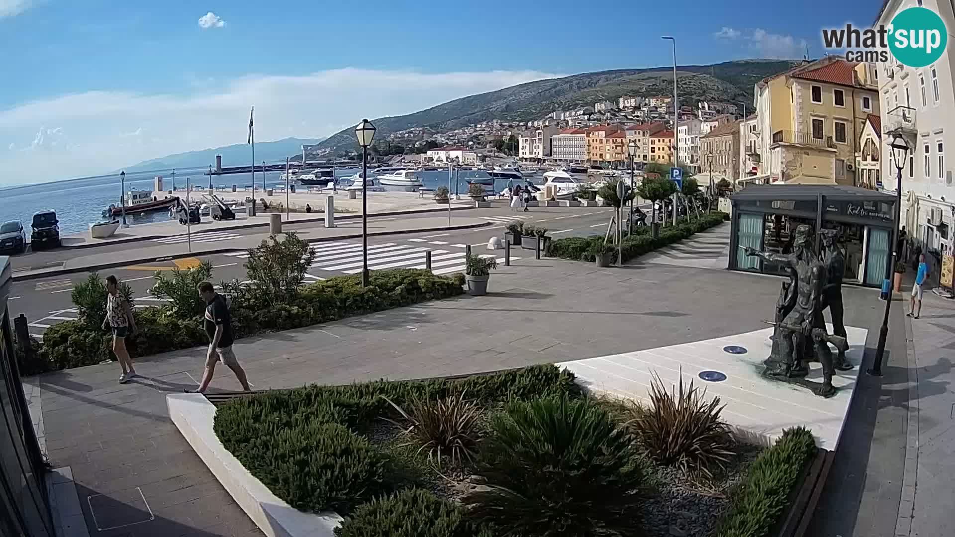Live webcam Senj riva – seafront – Croatia
