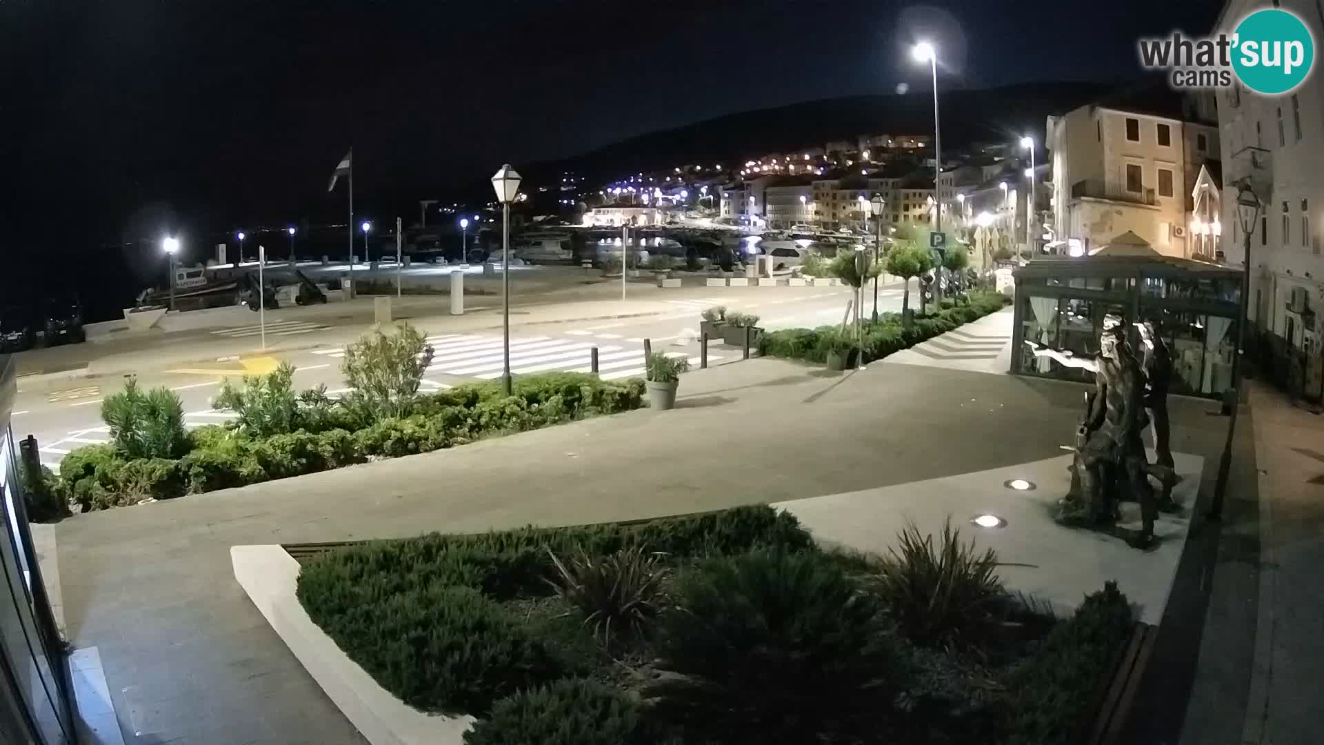Live-Webcam Senj Riva – direkt am Meer – Kroatien