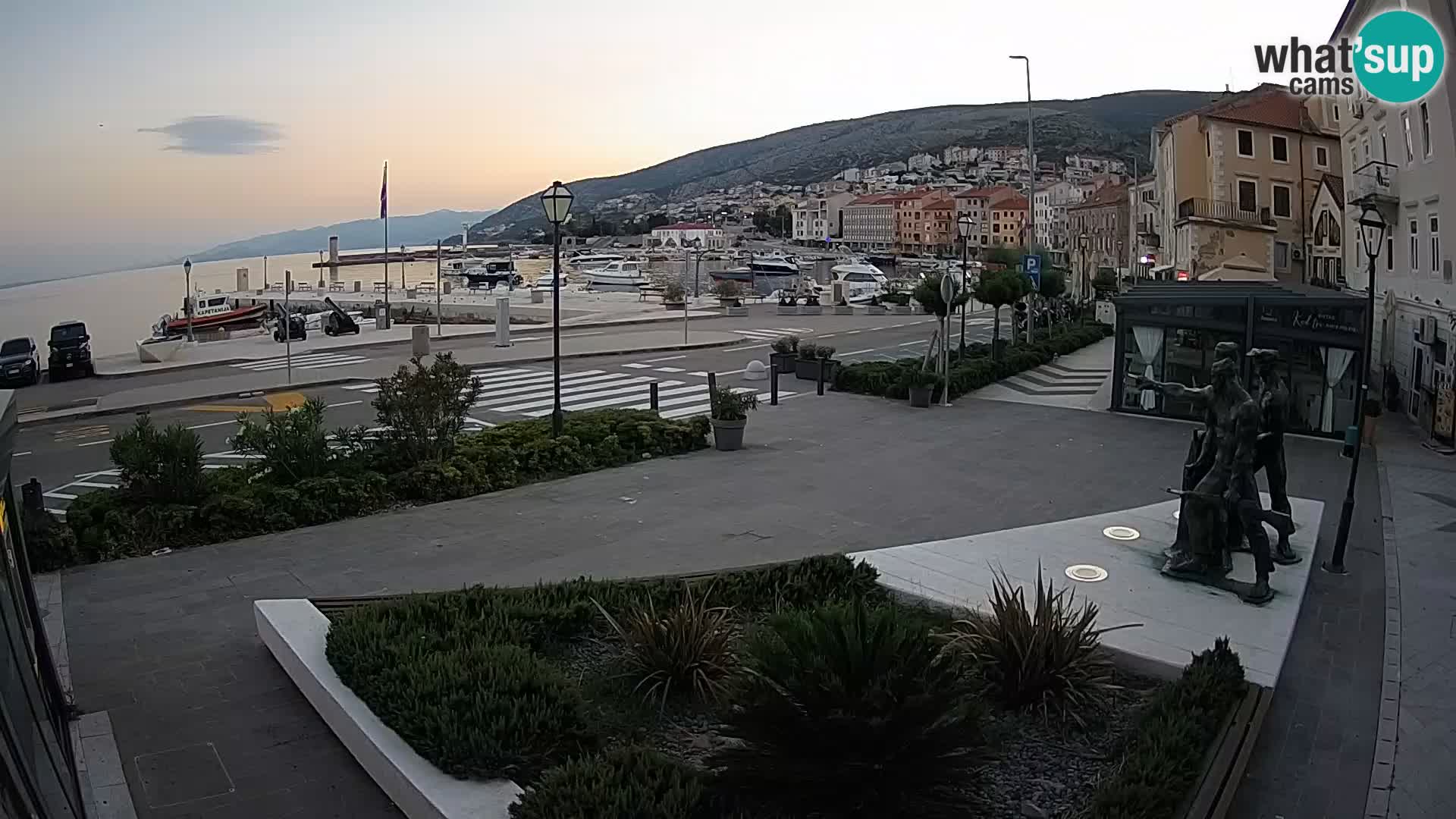 Live-Webcam Senj Riva – direkt am Meer – Kroatien