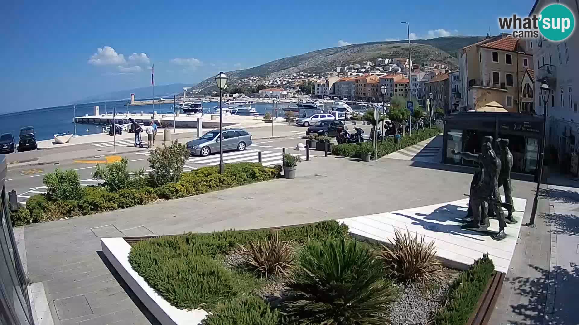 Live webcam Senj riva – fronte mare
