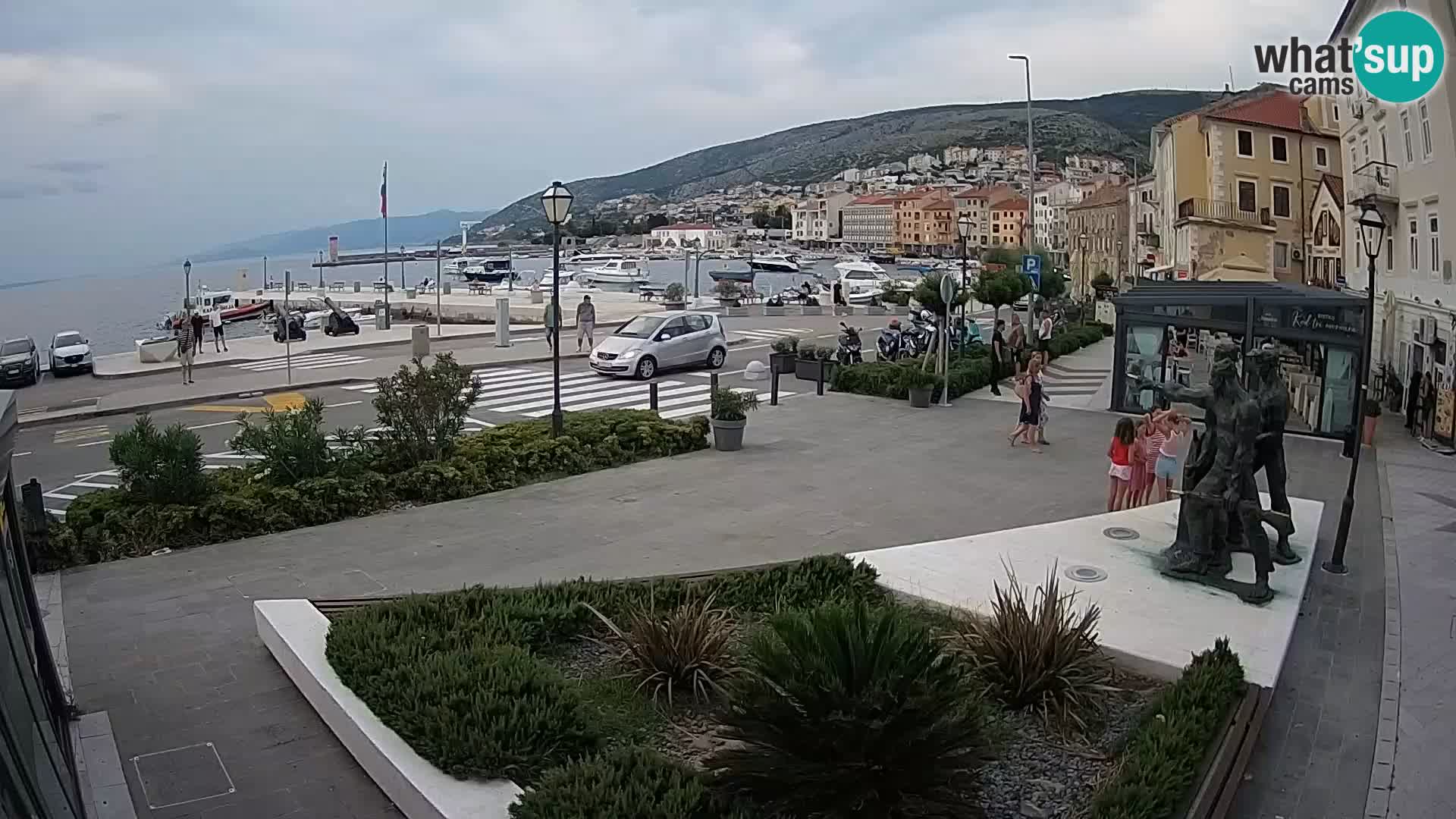 Live webcam Senj riva – seafront – Croatia