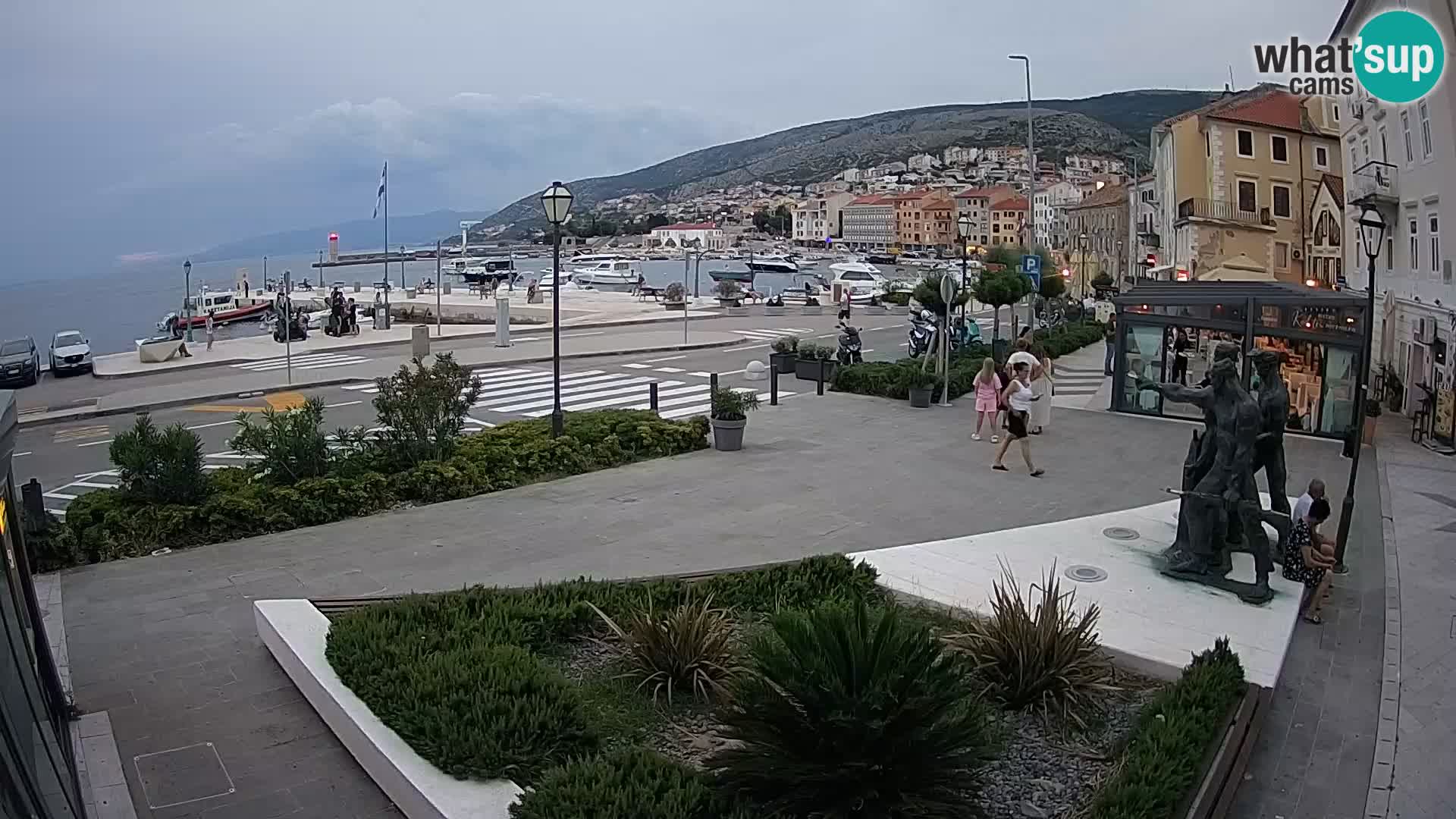 Live webcam Senj riva – seafront – Croatia