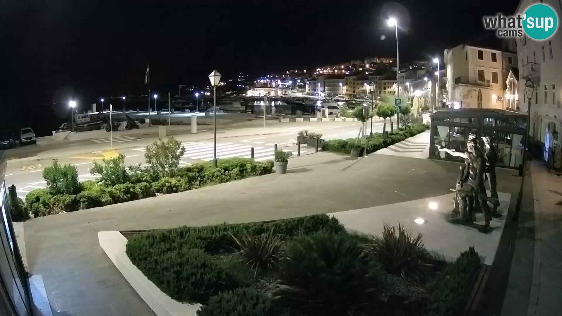 Live webcam Senj riva – fronte mare