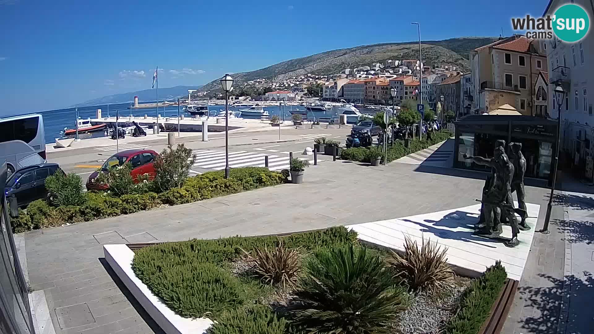 Live-Webcam Senj Riva – direkt am Meer – Kroatien