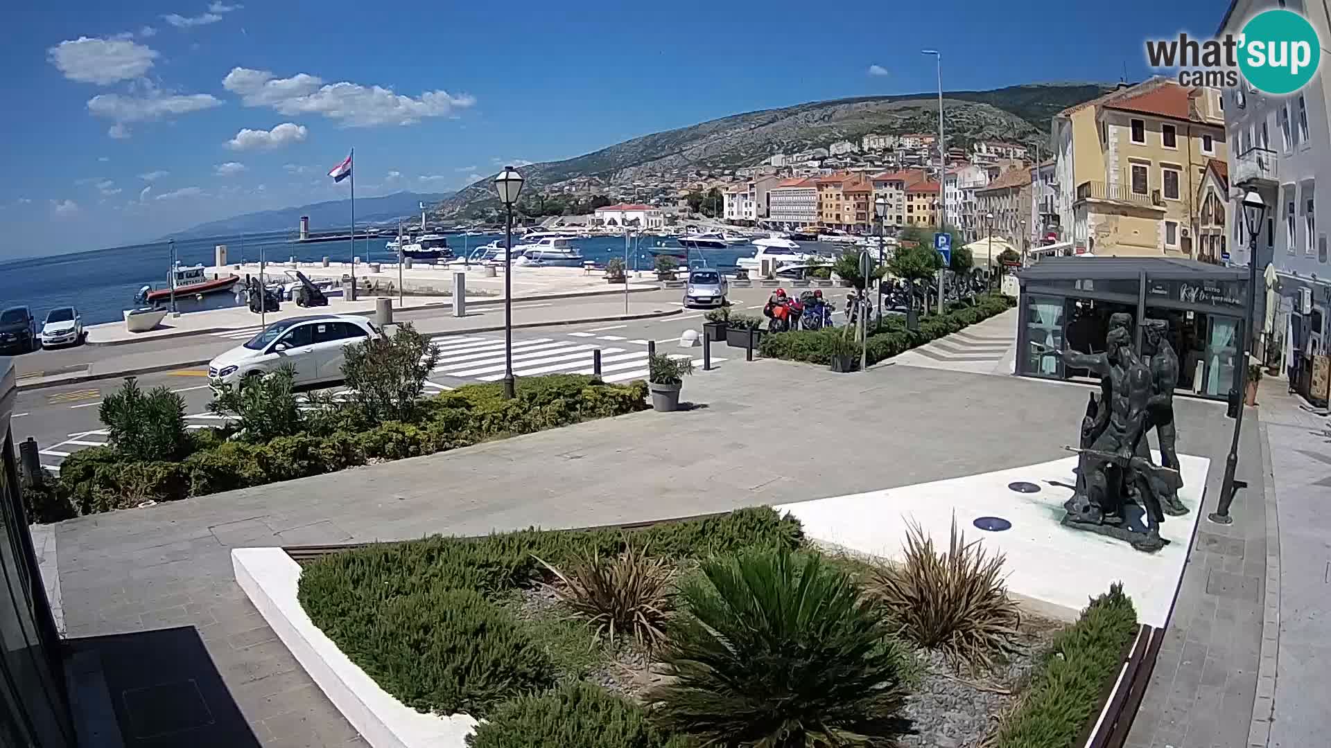 Live webcam Senj riva – fronte mare