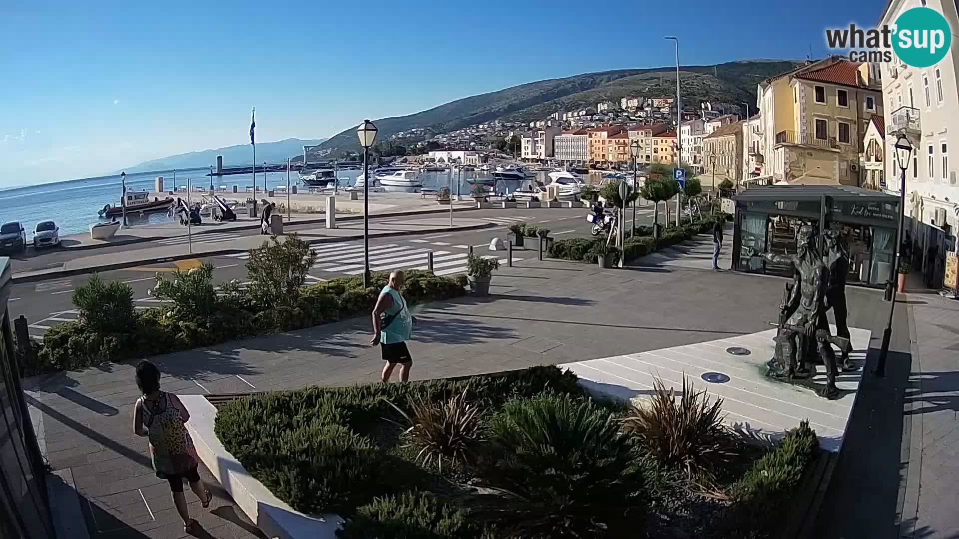 Live webcam Senj riva – seafront – Croatia