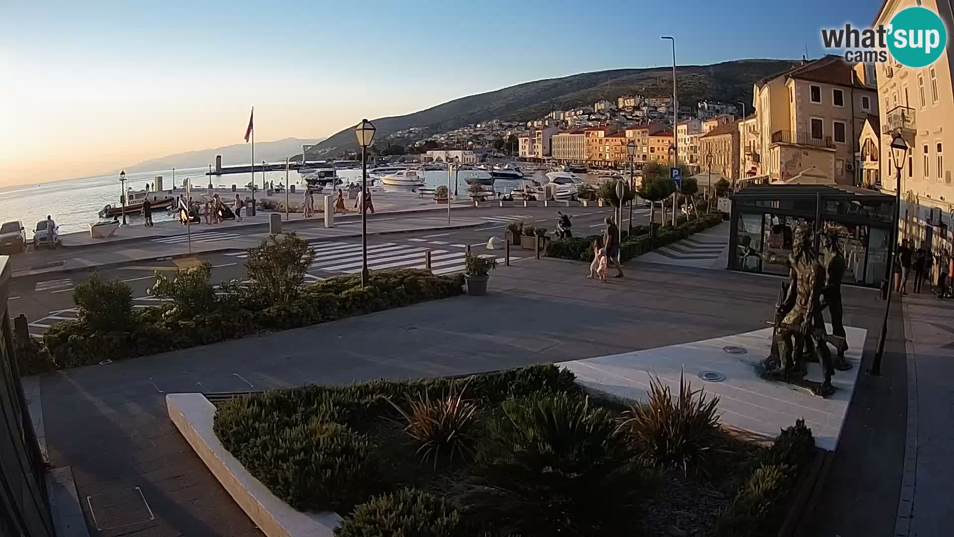 Spletna kamera v živo Senj riva – Hrvaška