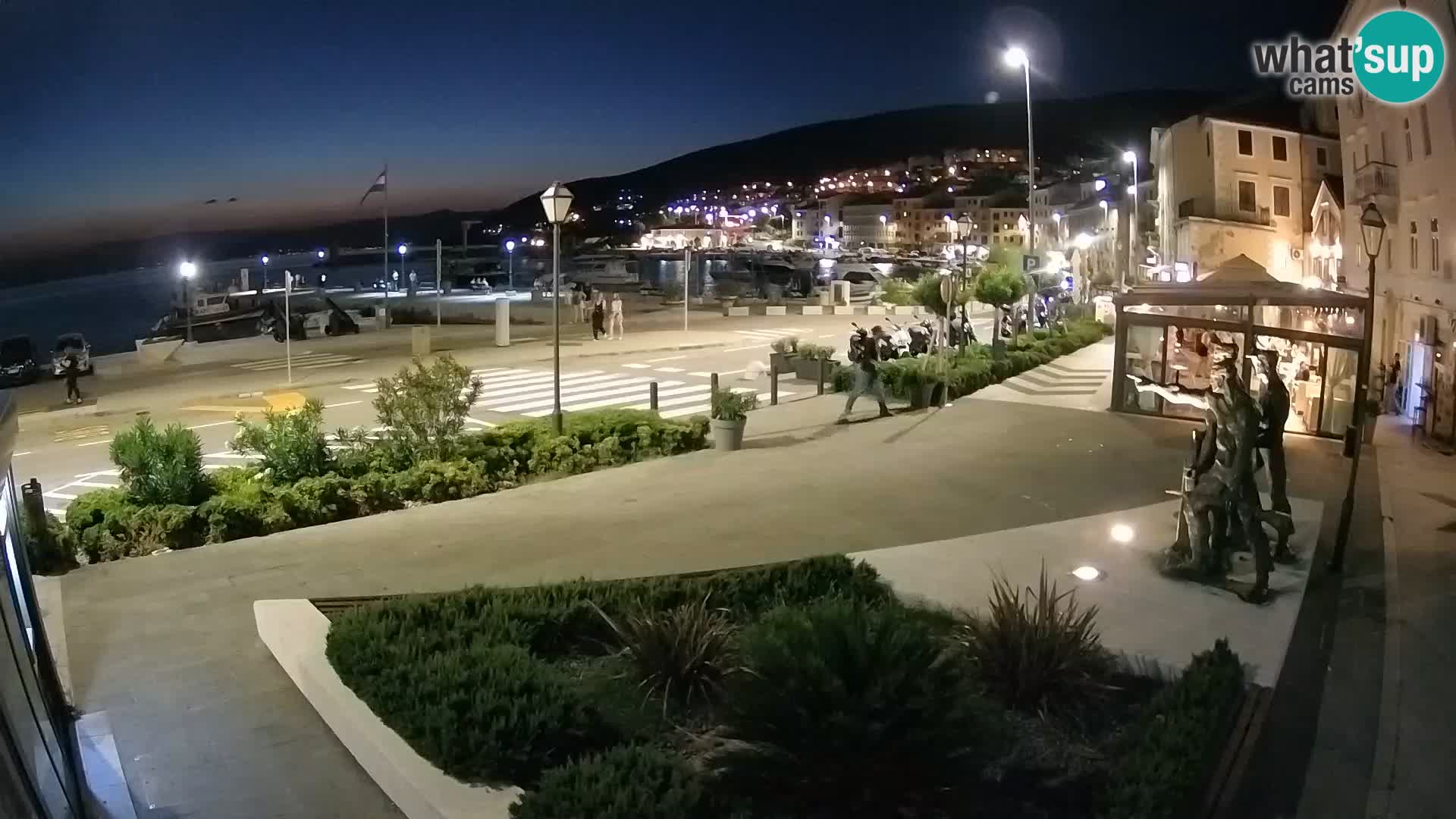 Live webcam Senj riva – fronte mare