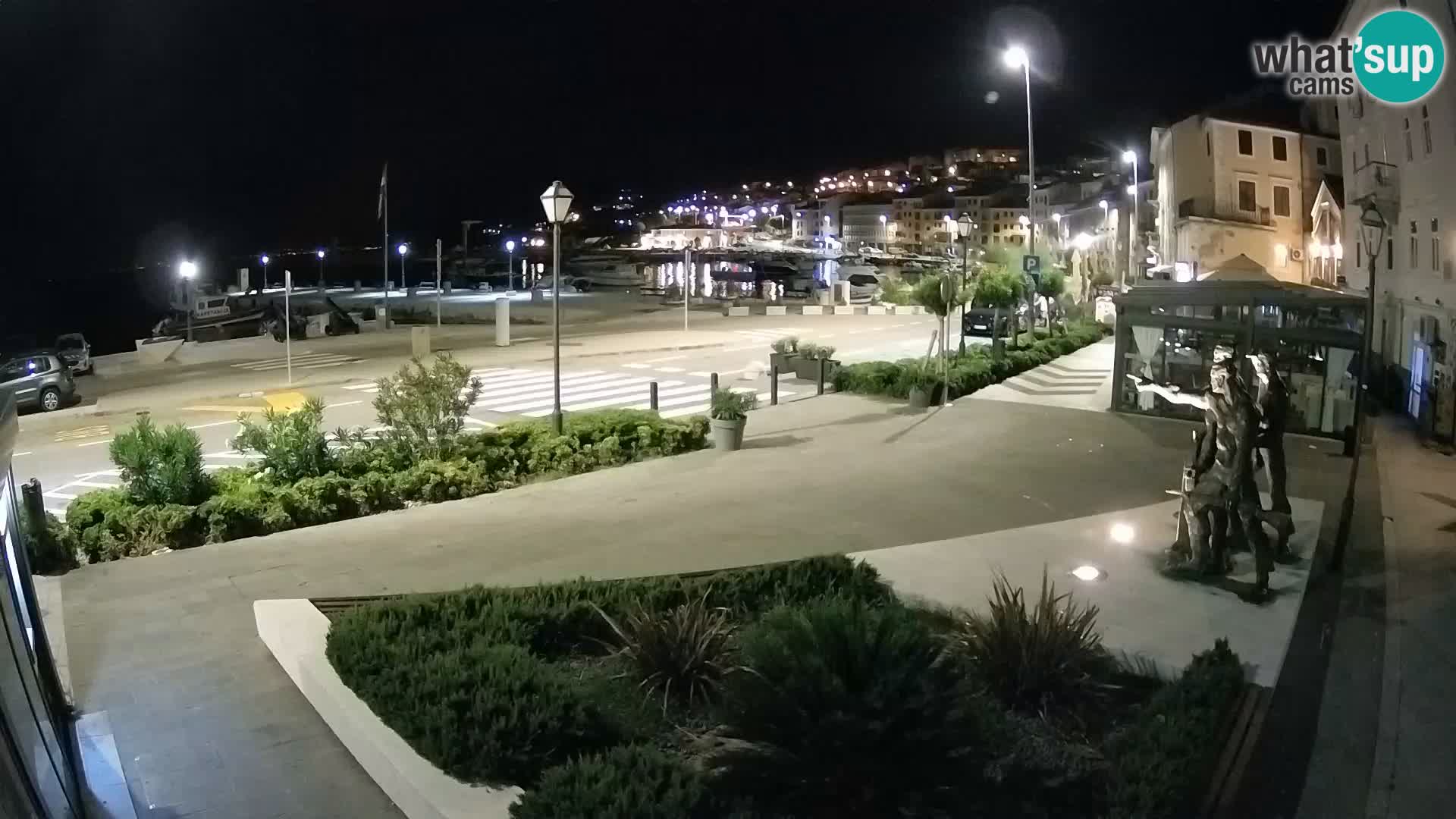 Live webcam Senj riva – fronte mare