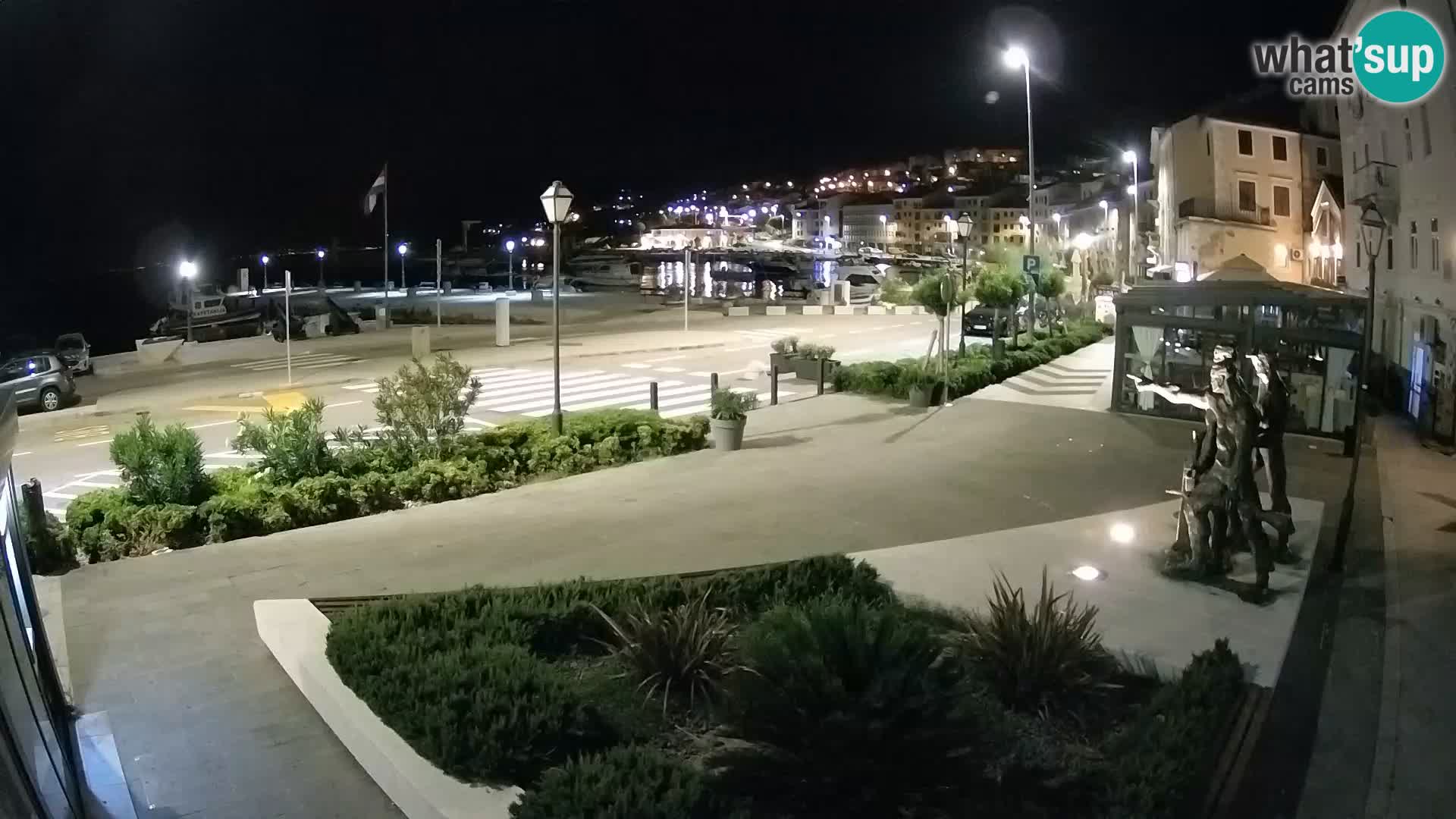 Live webcam Senj riva – fronte mare