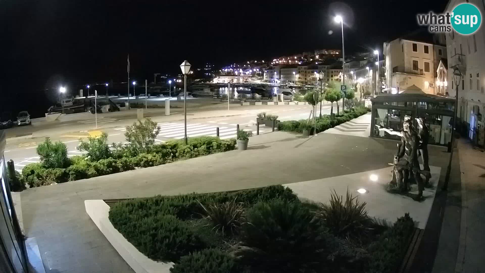 Live webcam Senj riva – fronte mare