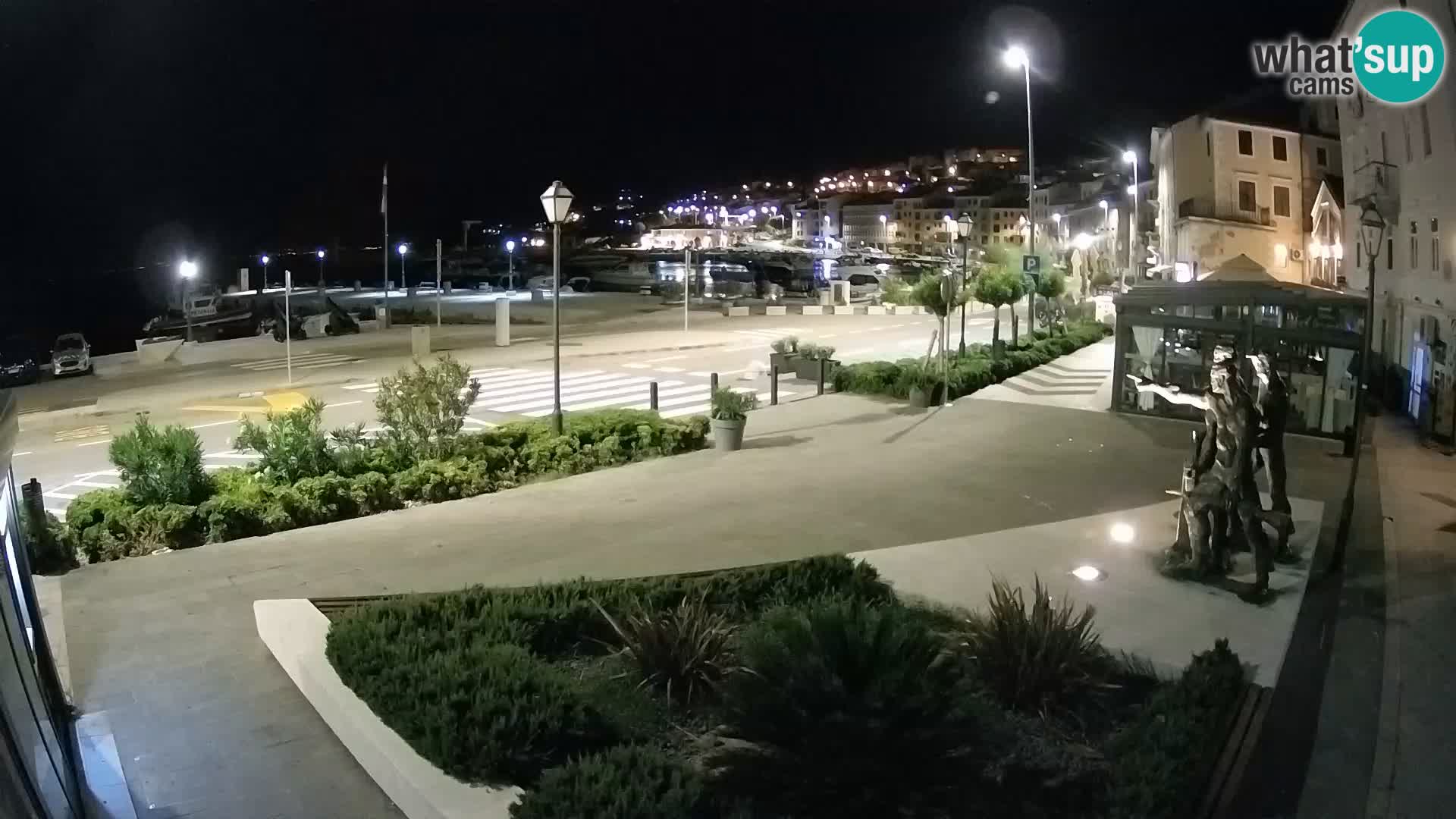 Live webcam Senj riva – seafront – Croatia