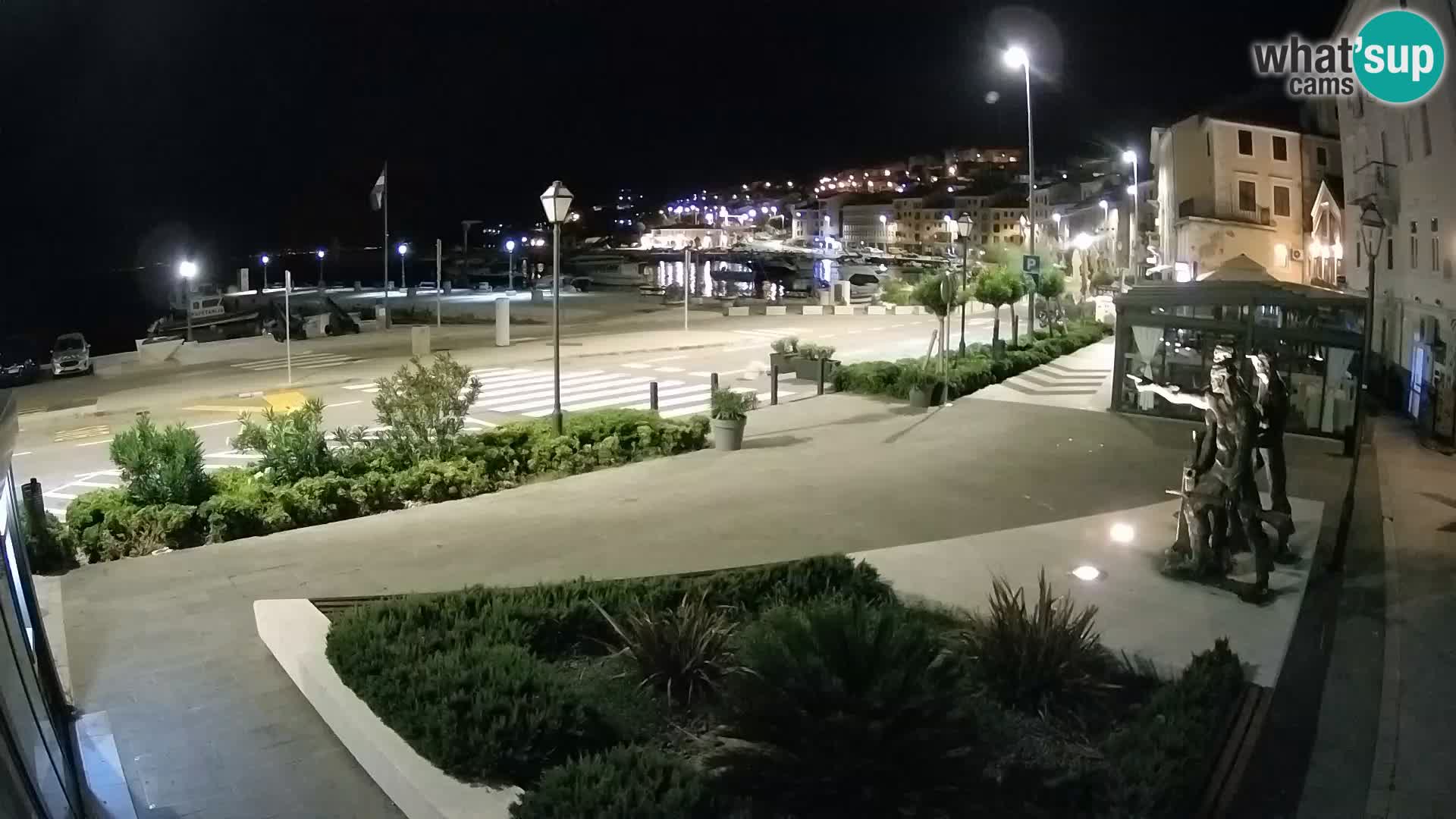 Live webcam Senj riva – fronte mare