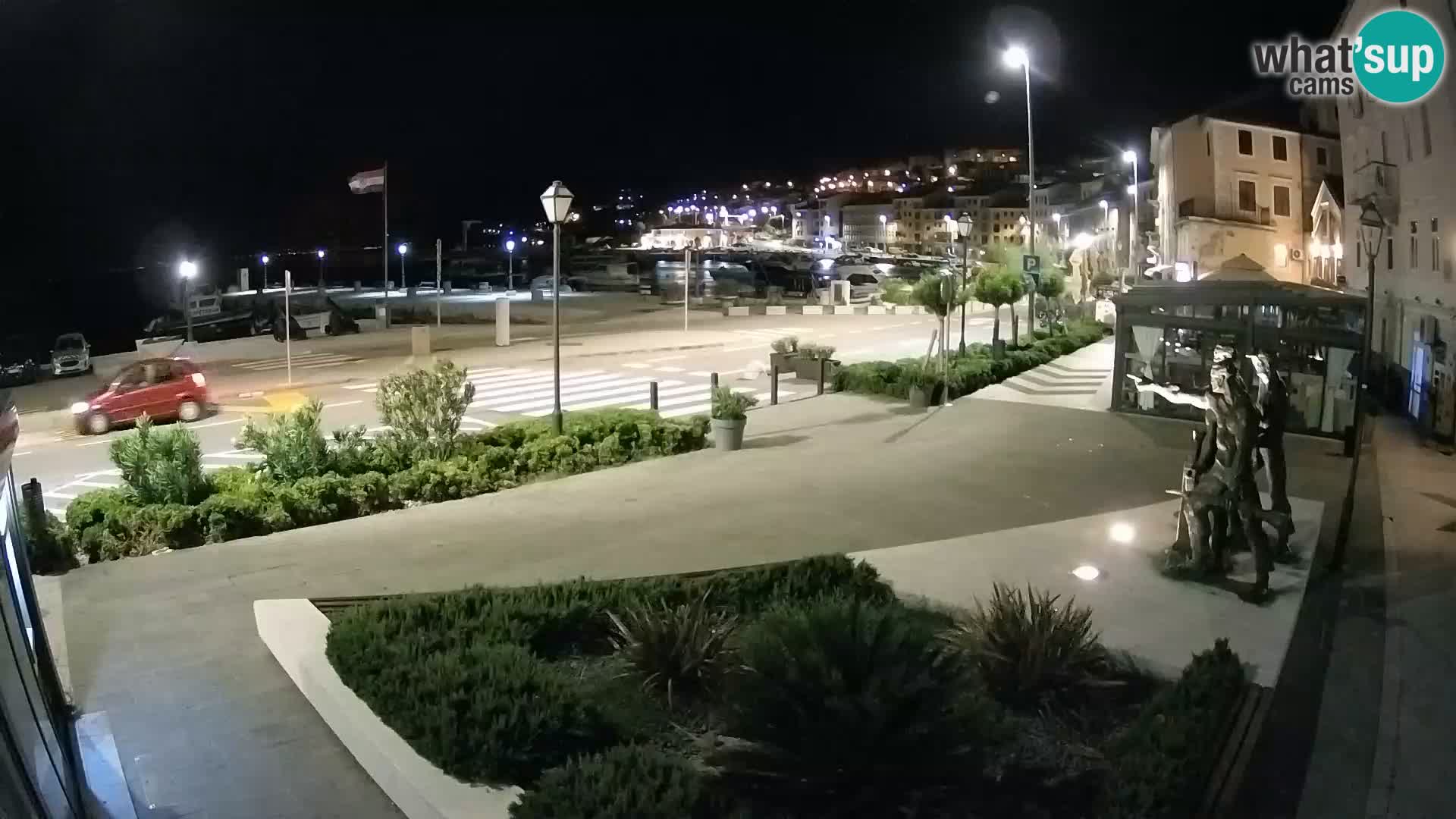 Live-Webcam Senj Riva – direkt am Meer – Kroatien