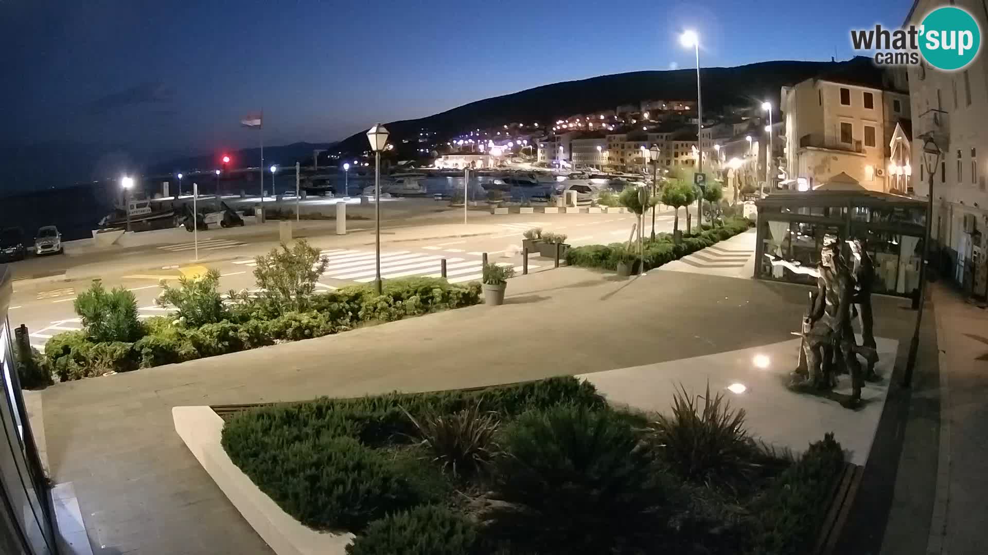 Live-Webcam Senj Riva – direkt am Meer – Kroatien