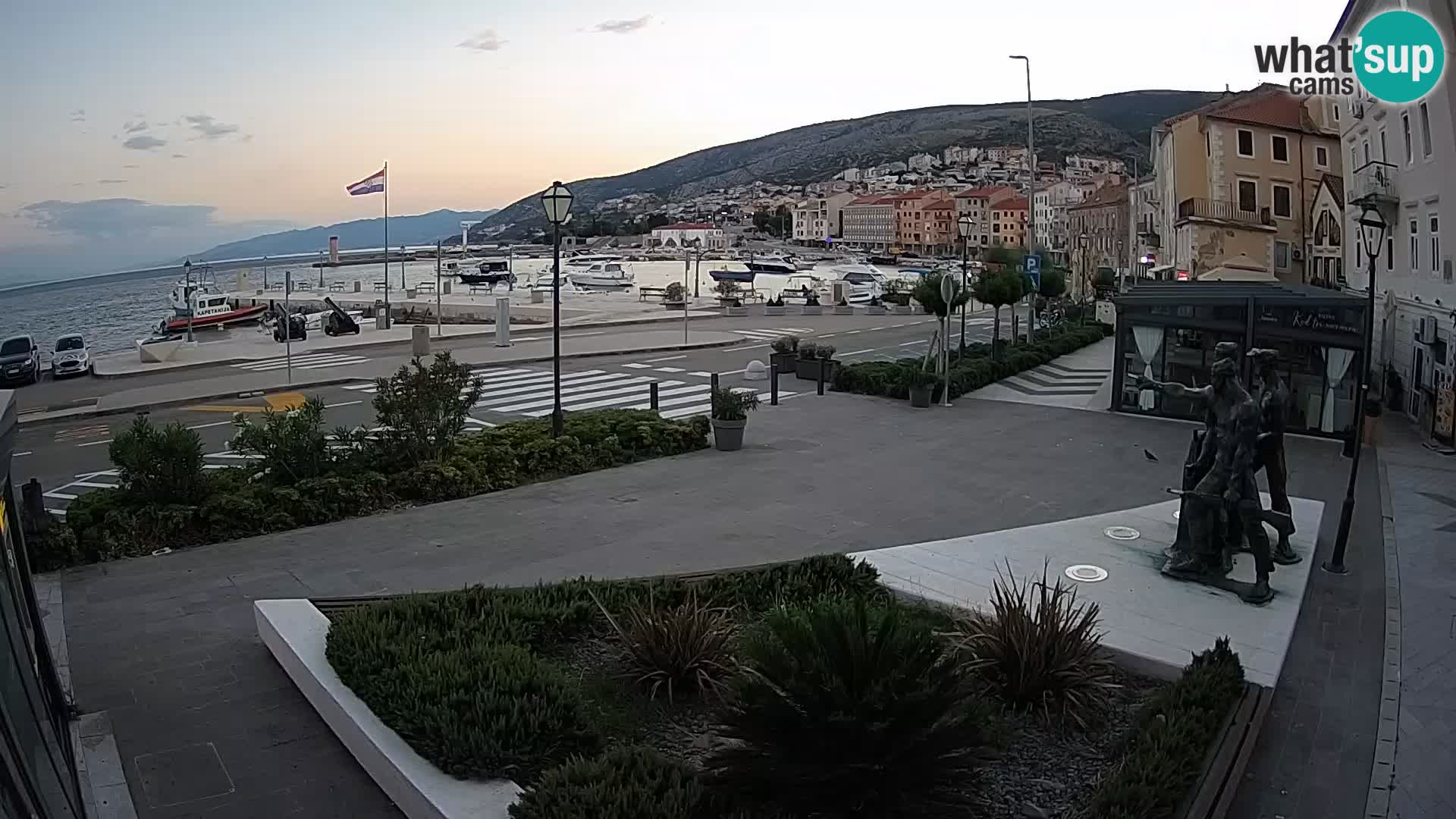 Live-Webcam Senj Riva – direkt am Meer – Kroatien