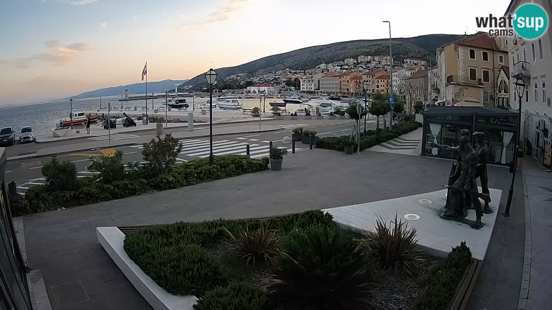 Live-Webcam Senj Riva – direkt am Meer – Kroatien