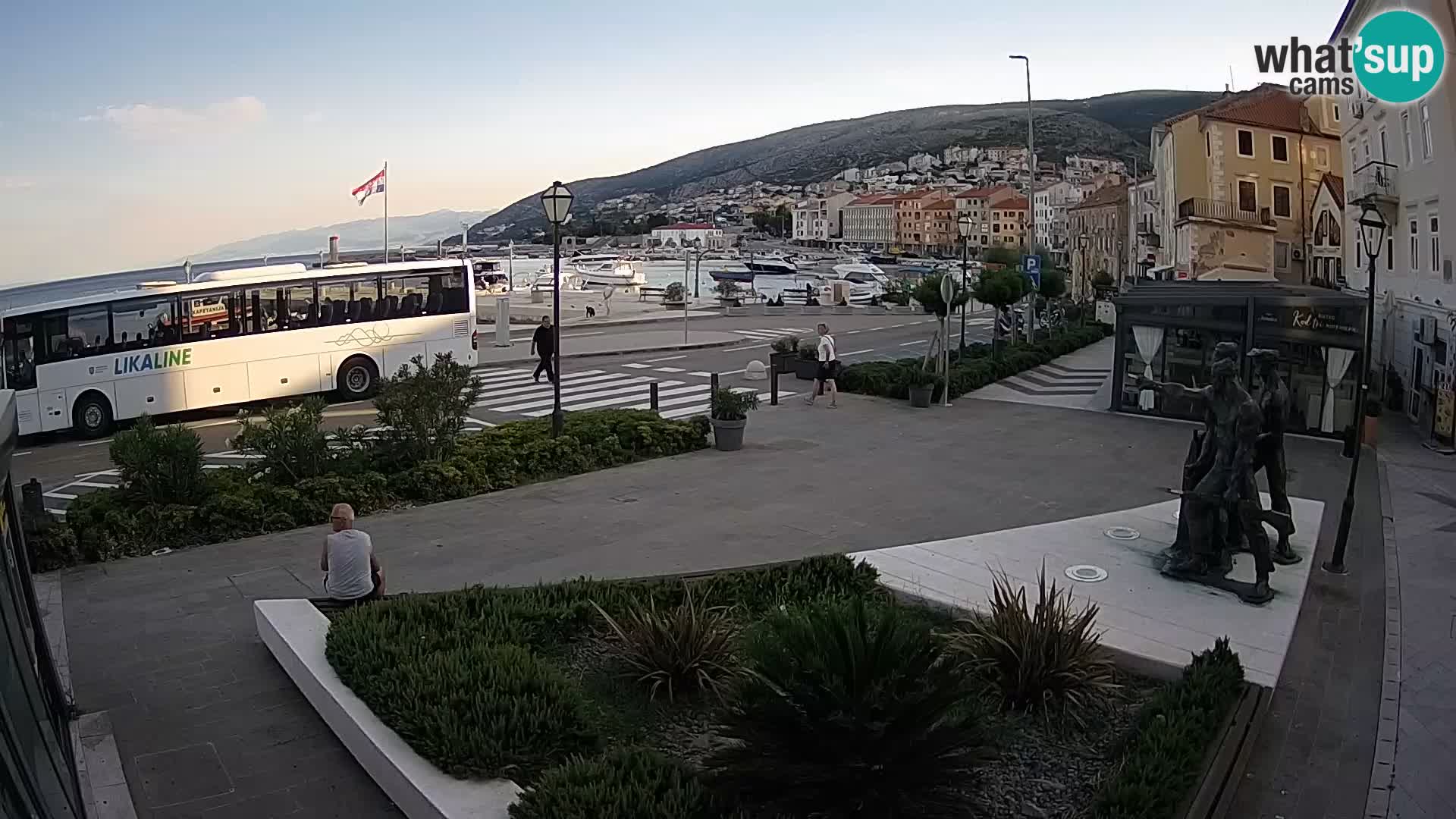 Spletna kamera v živo Senj riva – Hrvaška