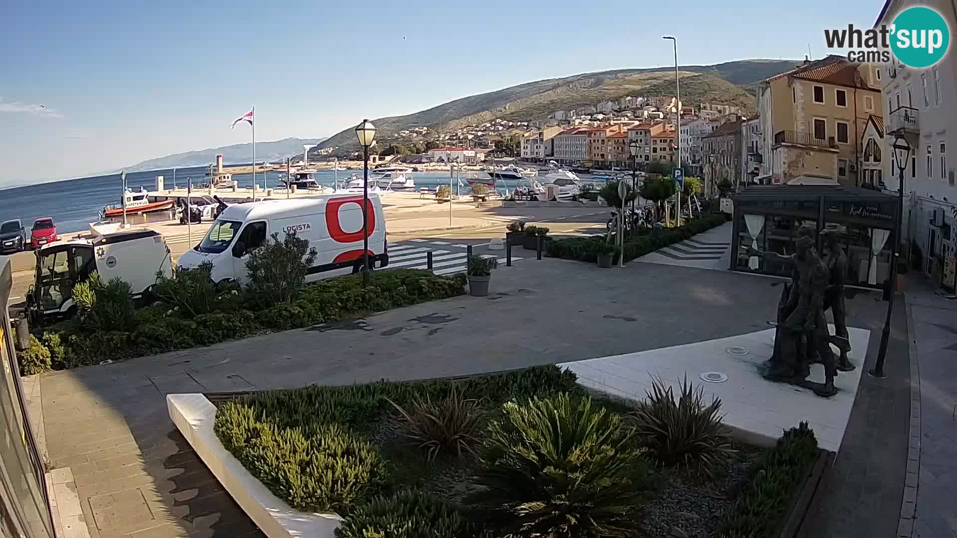 Live webcam Senj riva – seafront – Croatia