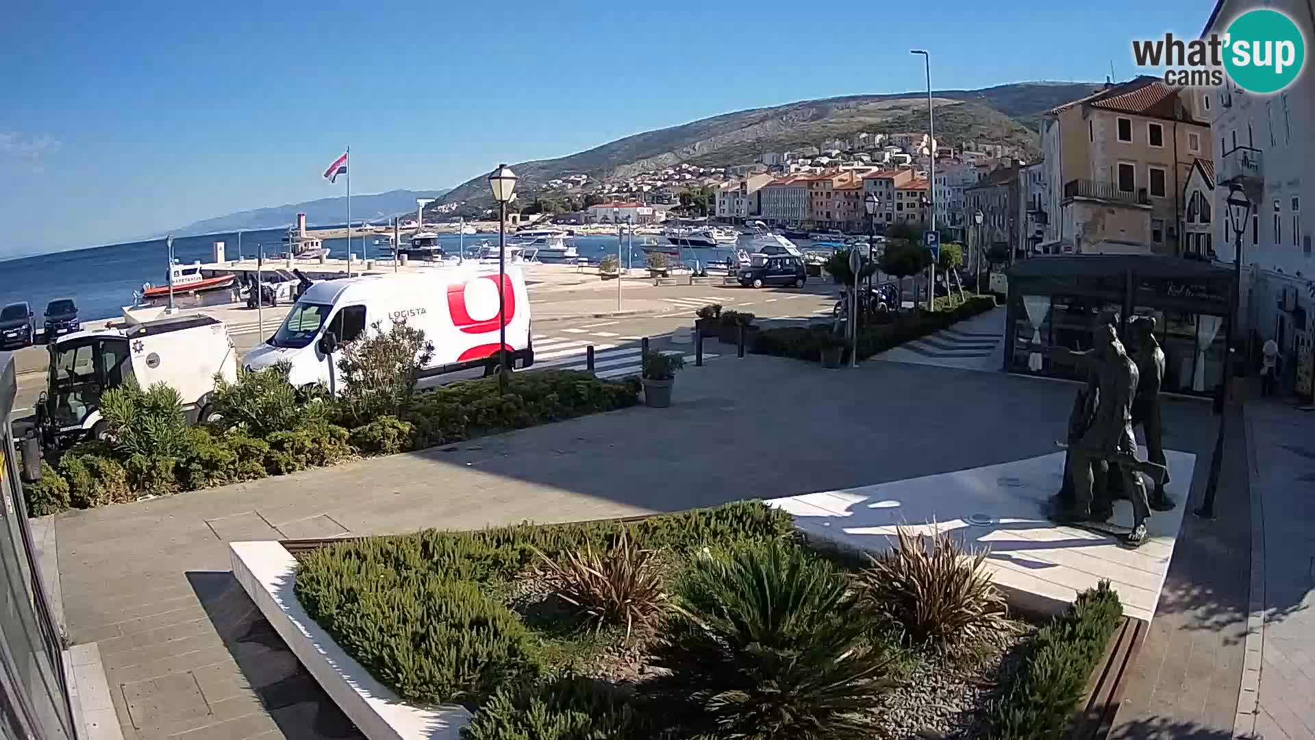 Live-Webcam Senj Riva – direkt am Meer – Kroatien