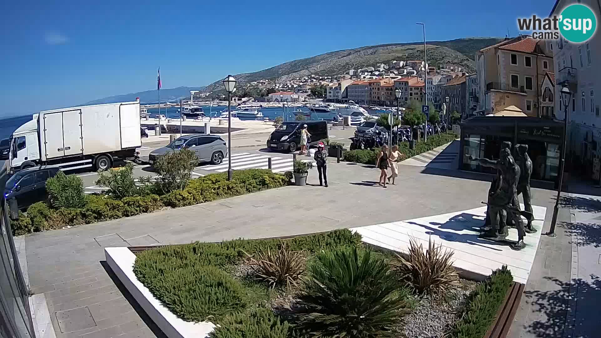 Live-Webcam Senj Riva – direkt am Meer – Kroatien