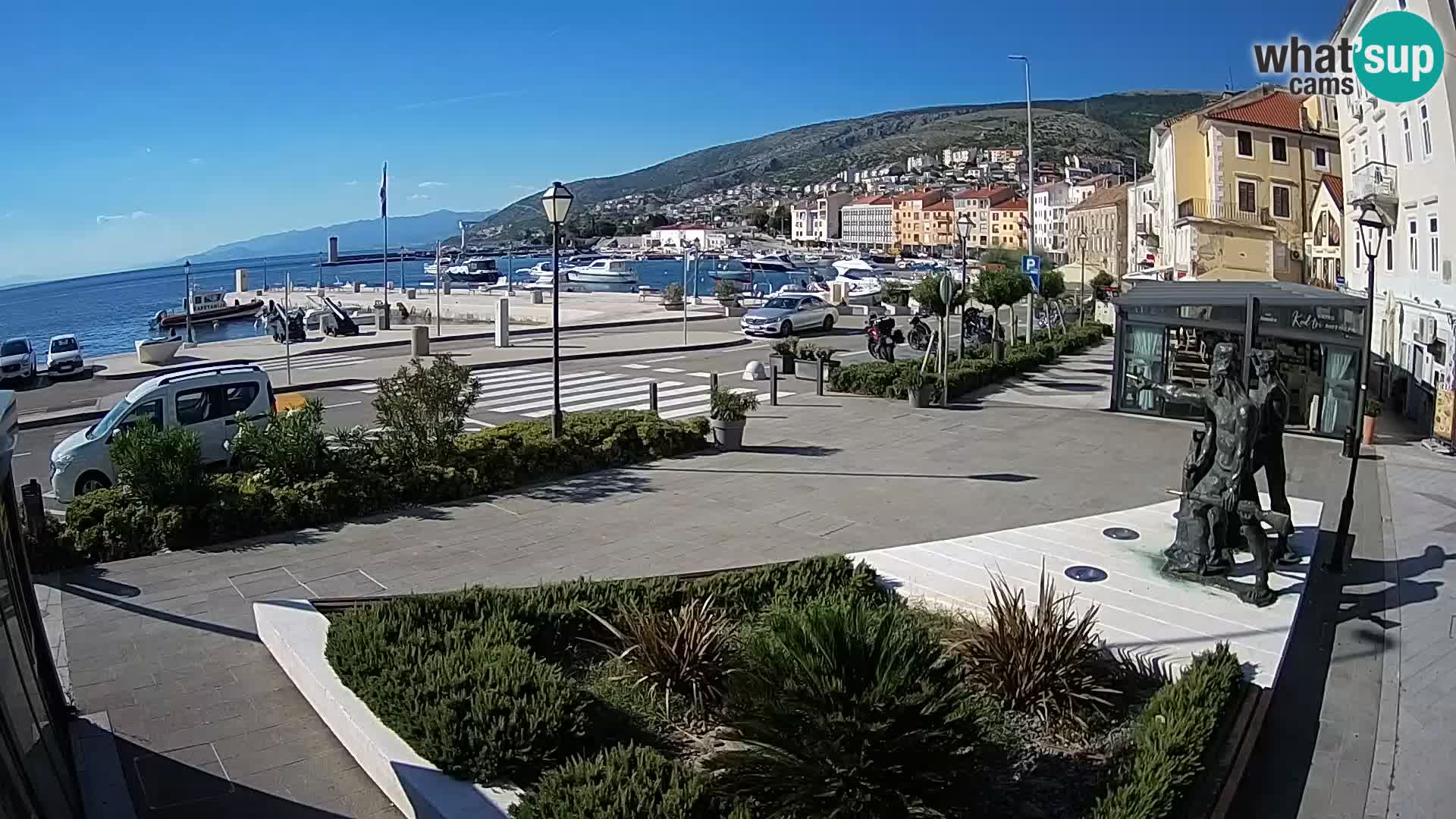 Webcam en vivo Senj riva – paseo marítimo