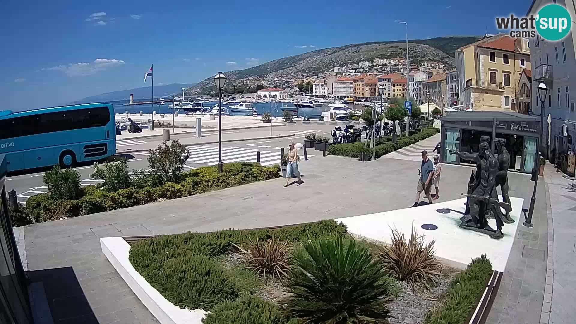 Live webcam Senj riva – seafront – Croatia
