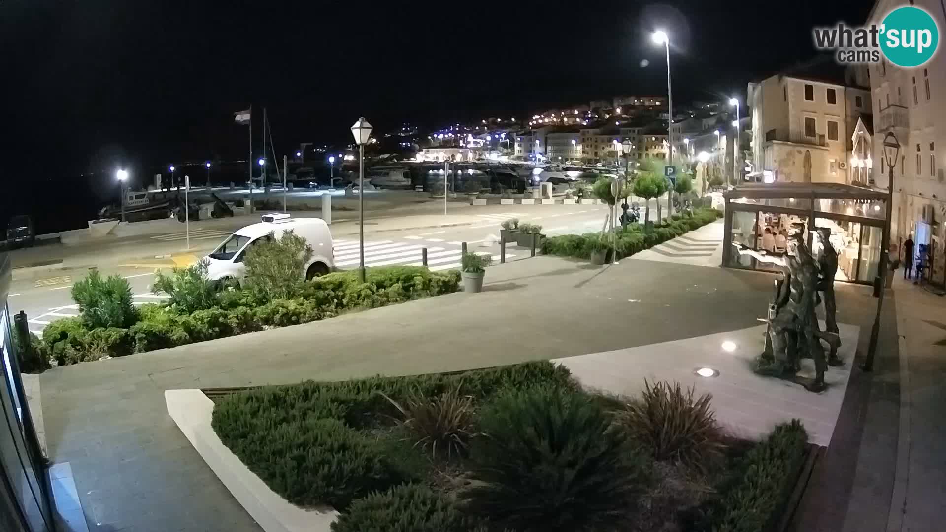 Spletna kamera v živo Senj riva – Hrvaška