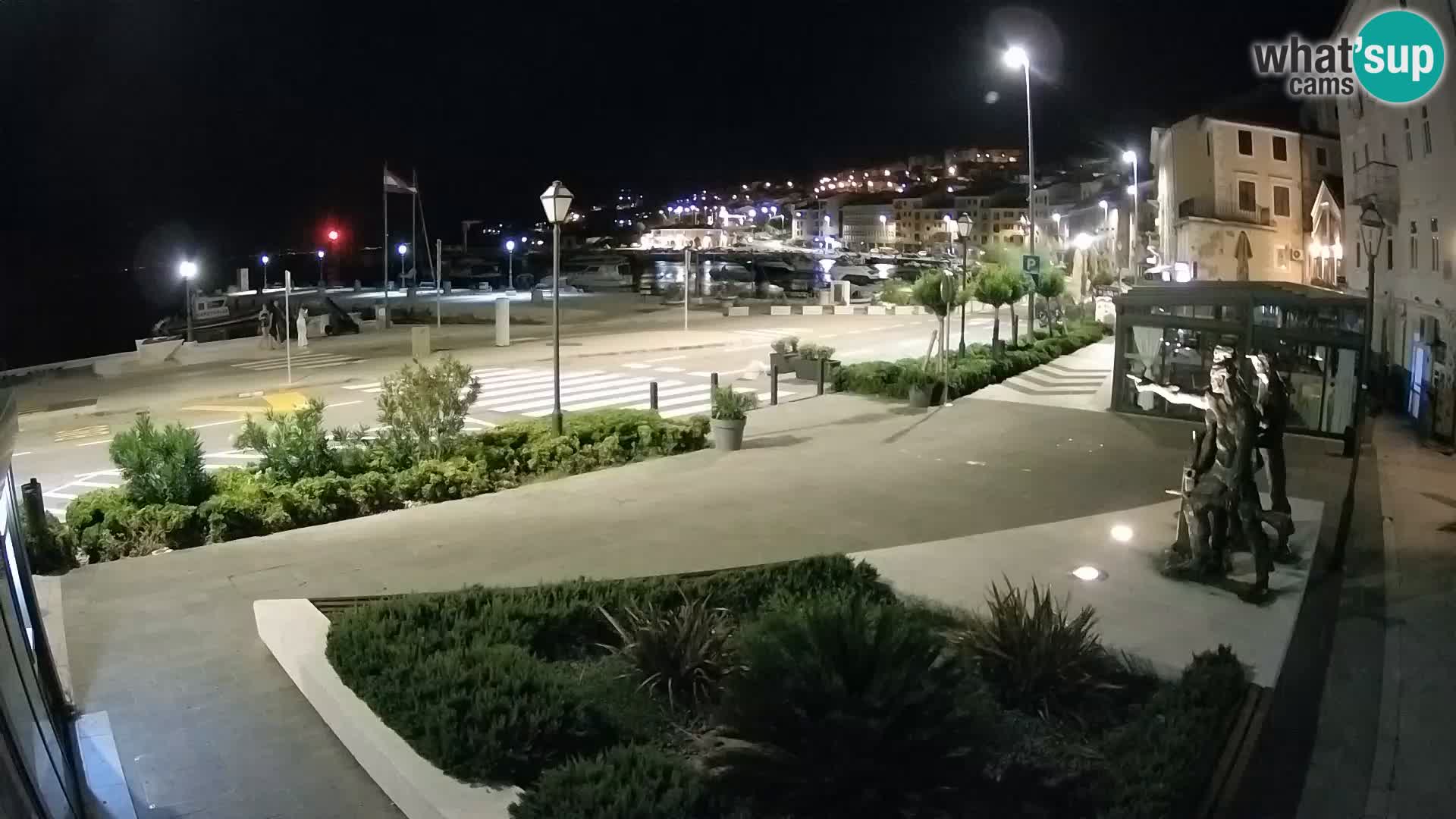 Live-Webcam Senj Riva – direkt am Meer – Kroatien